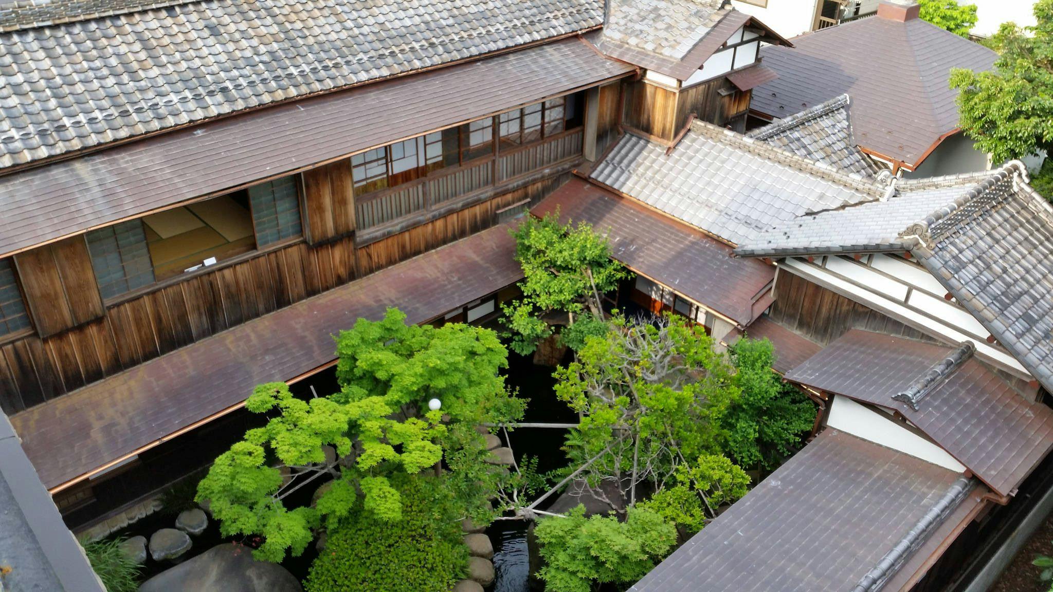 Rooftop view of the Asakura Museum of Sculpture in Taito-ku Tokyo, Japan