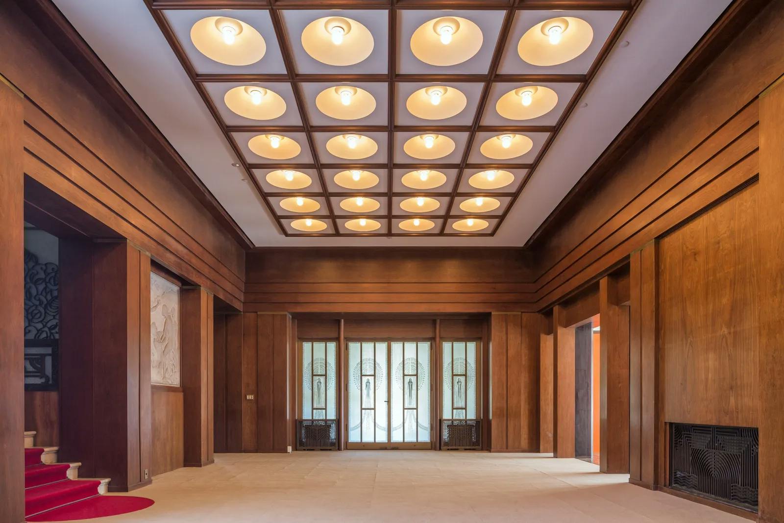 The entrance hall of the the former Asaka Palace in Tokyo