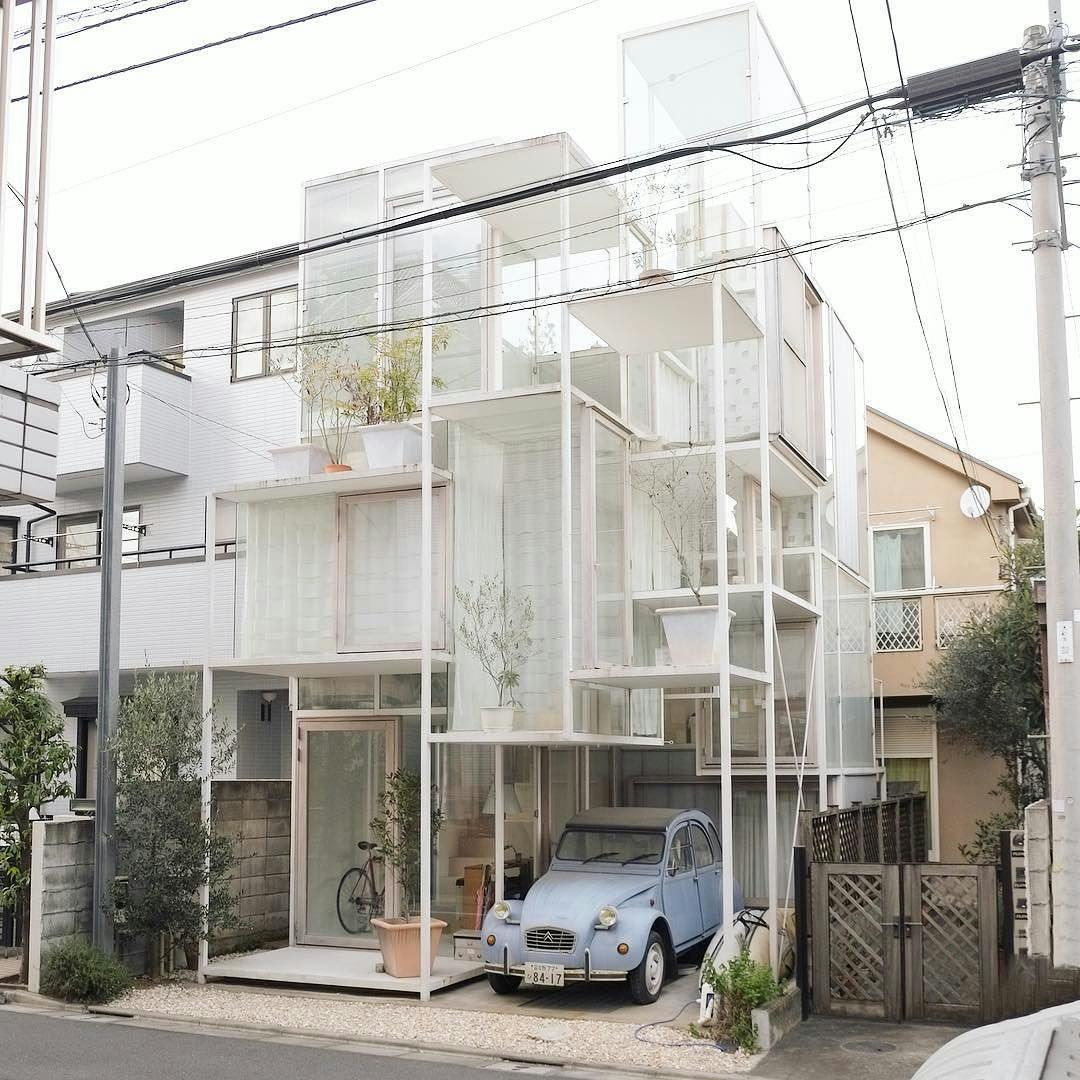 House Na by Sou Fujimoto in the Koenjikita Neighborhood of Nakano City in Tokyo, Japan