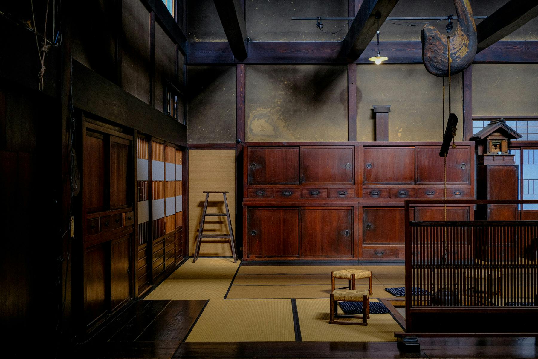 The main room of Kominka brewery and mansion, the perfectly preserved Yoshijima Heritage House in Takayama | Photo Kristen de La Valliere