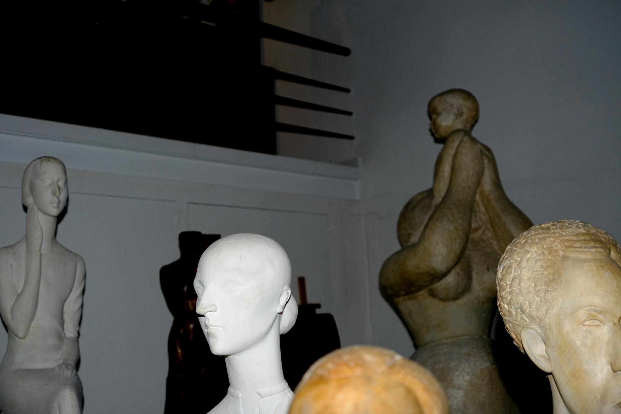 Sculptures in Chana Orloff's Modernist Parisian Atelier in the 14eme Arrondissement 