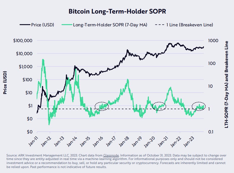 BTC long term holders