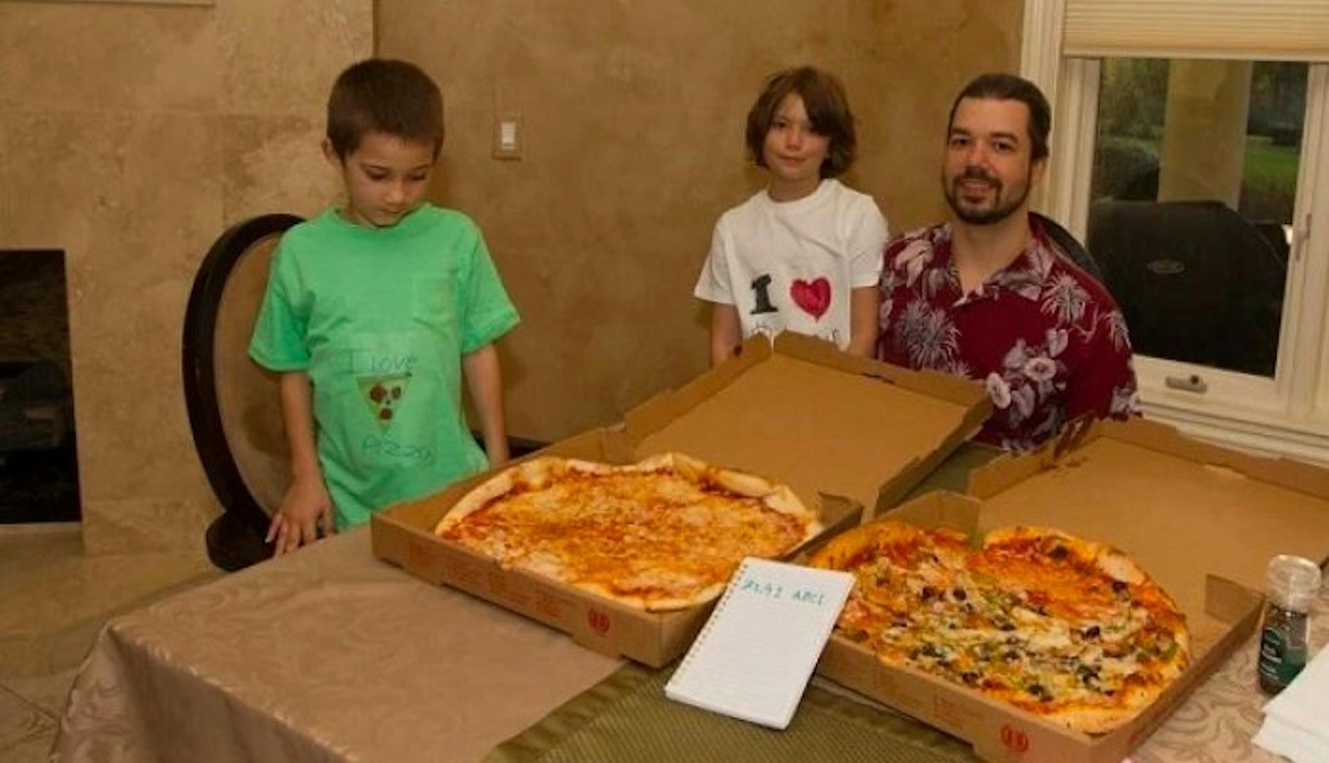 Laszlo con i suoi figli