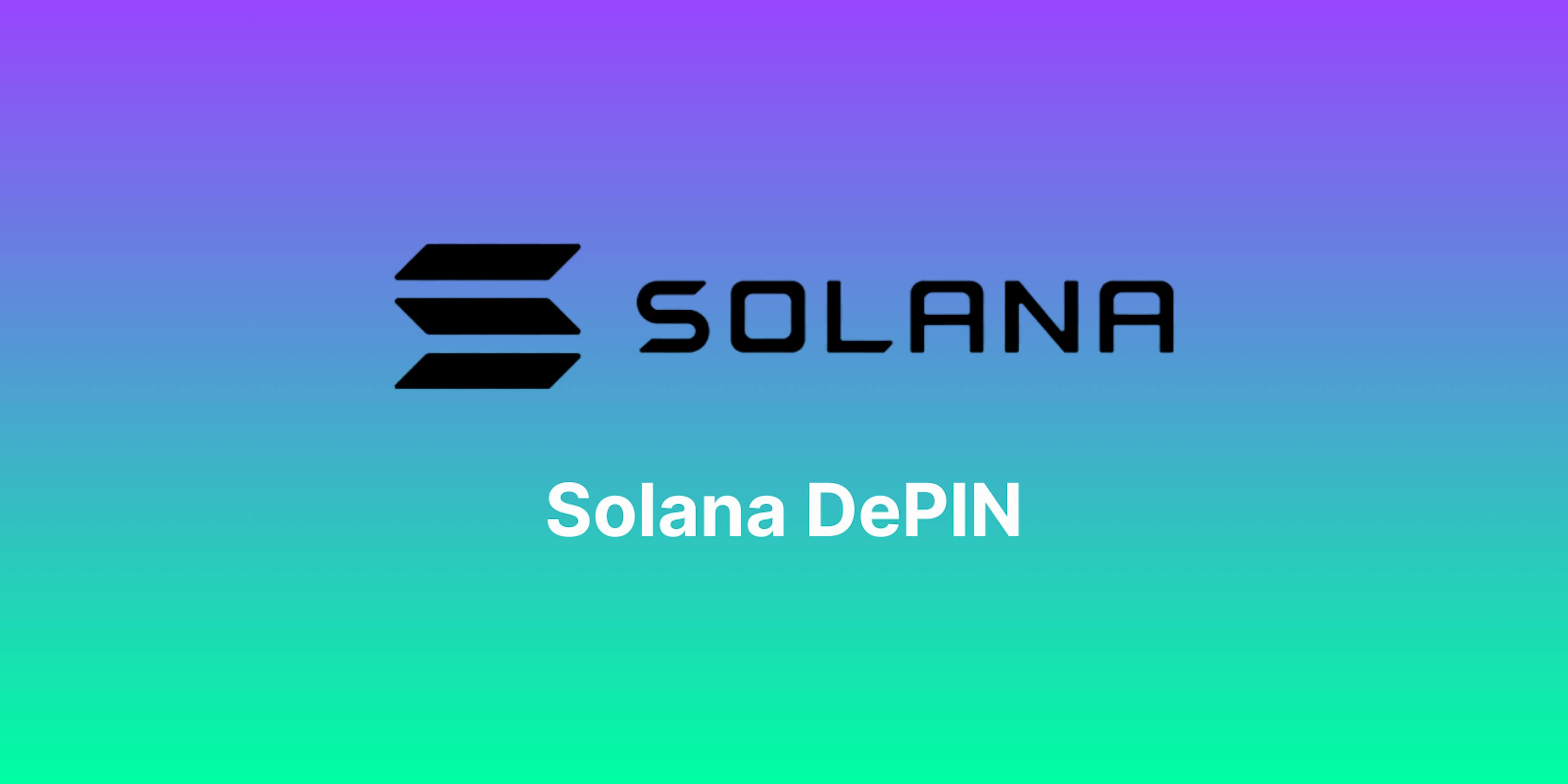 Solana DePIN