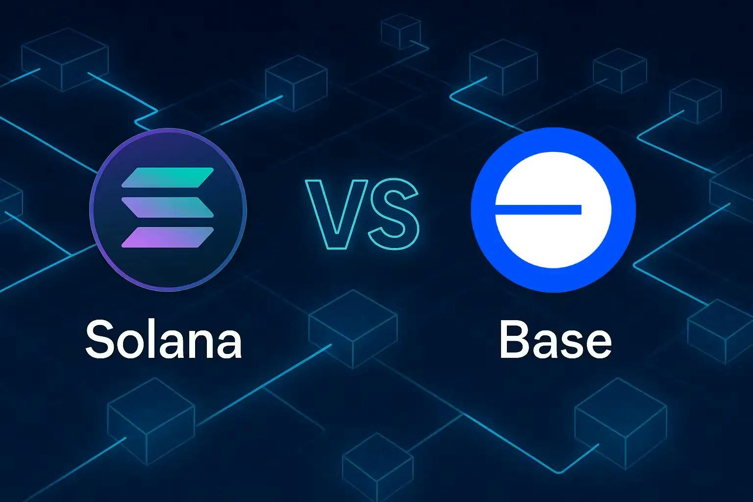Solana versus Base blockchain comparison