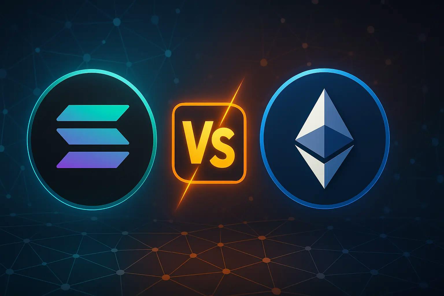 Solana versus Ethereum blockchain comparison
