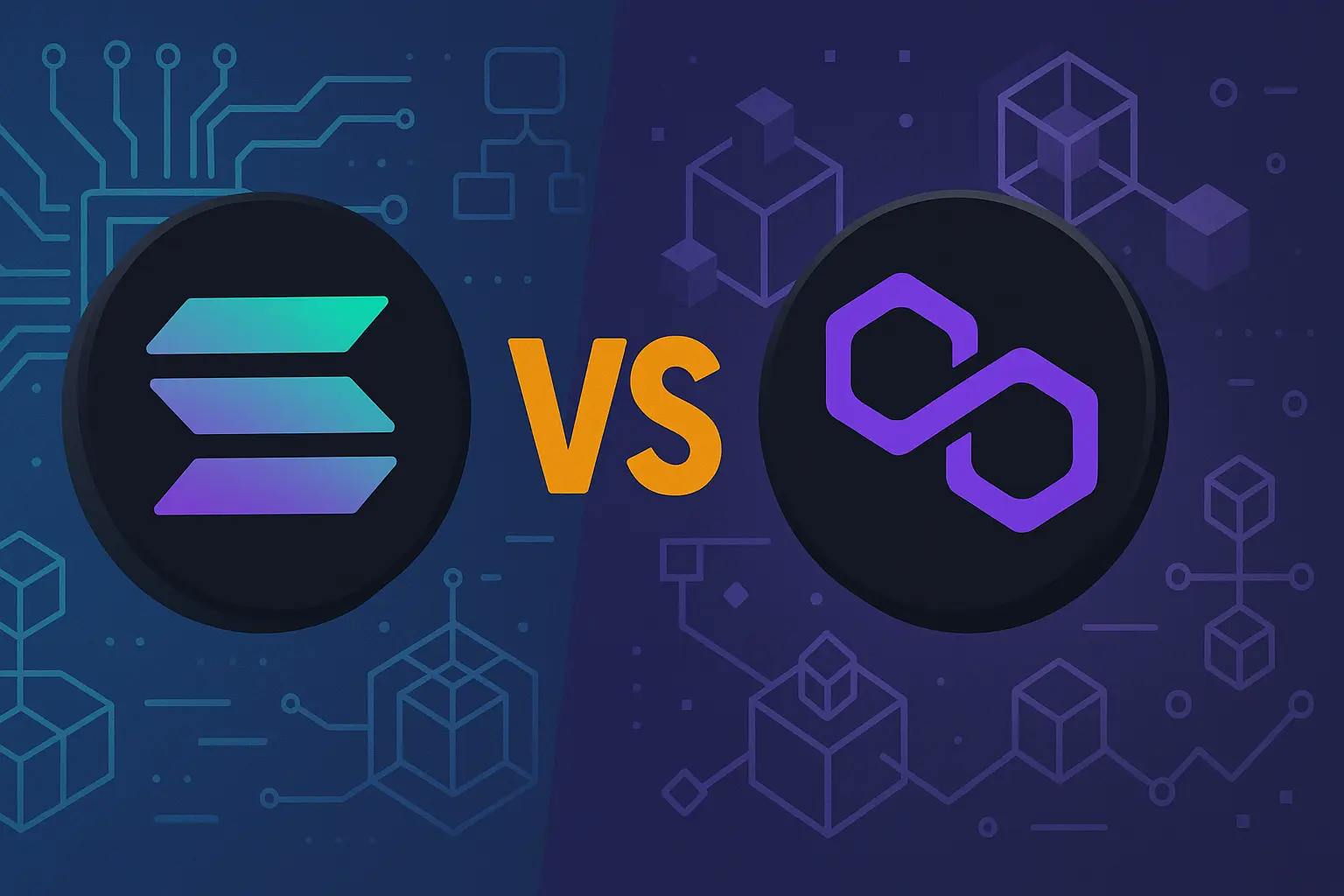 Solana versus Polygon blockchain comparison