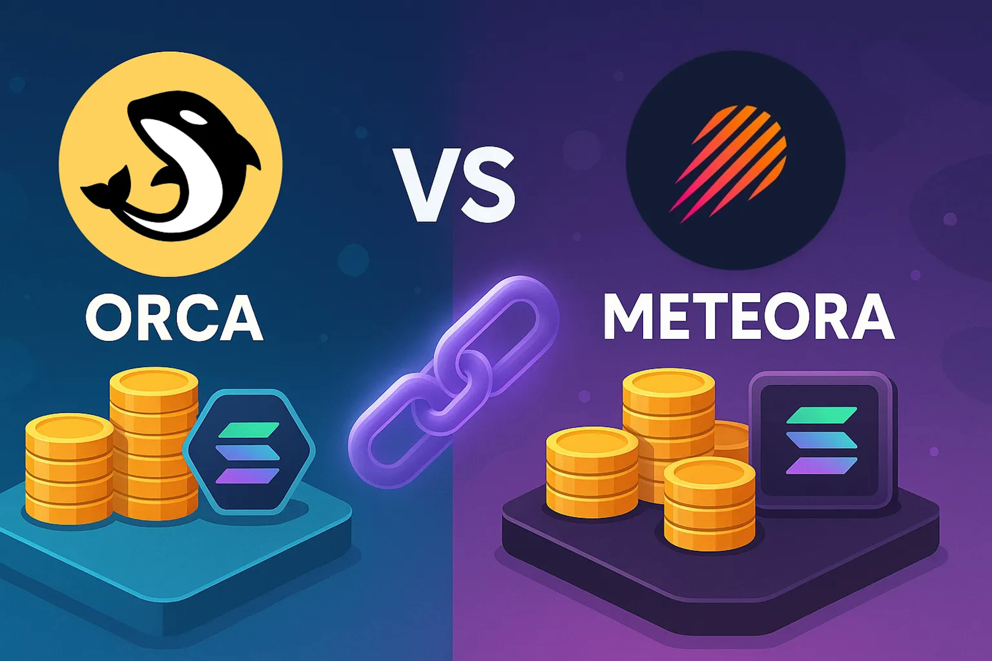 Orca versus Meteora DEX comparison