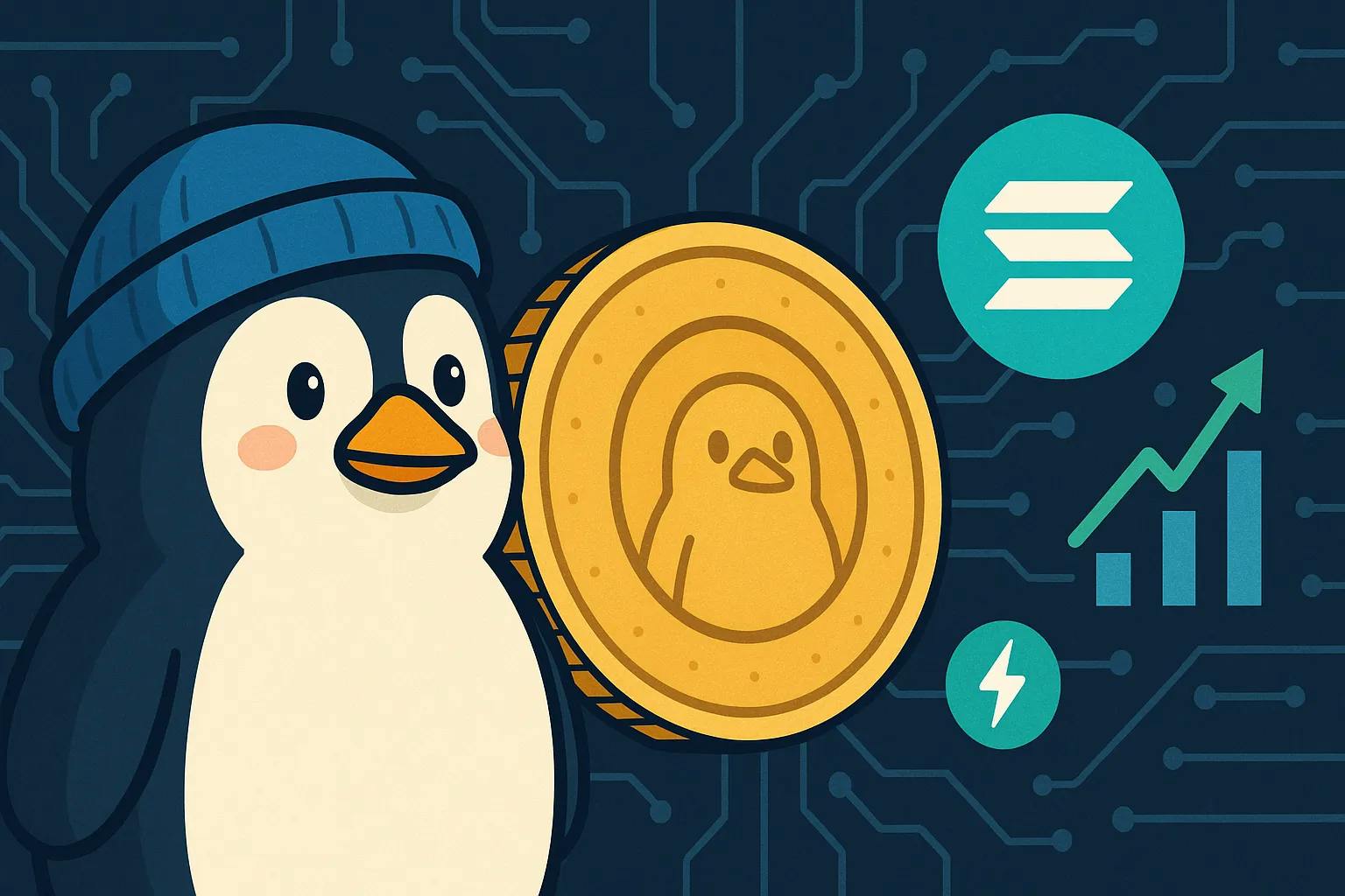 What Is Pengu: The Pudgy Penguins Meme Coin on Solana?