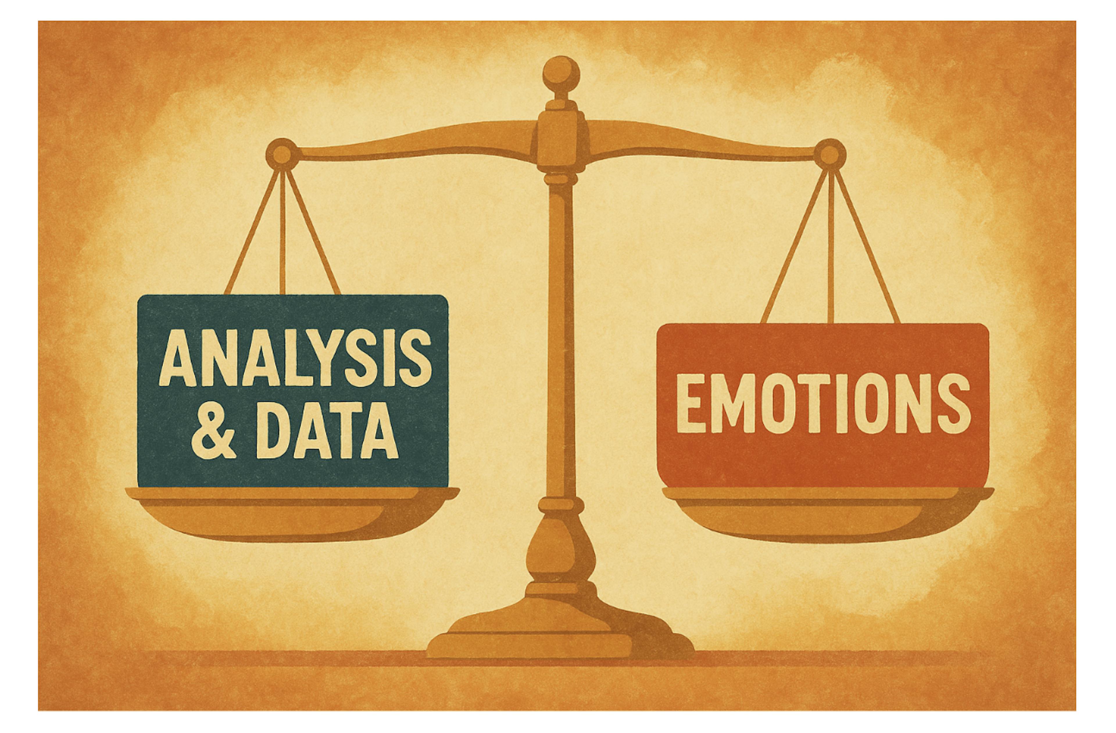 Analysis & data vs Emotions