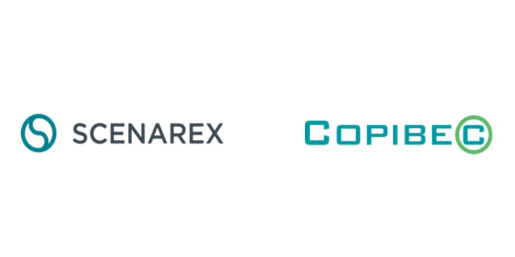 Scenarex and Copibec logos