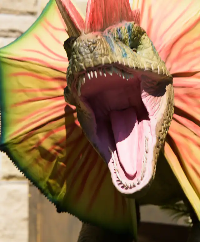 Dinosaur roaring