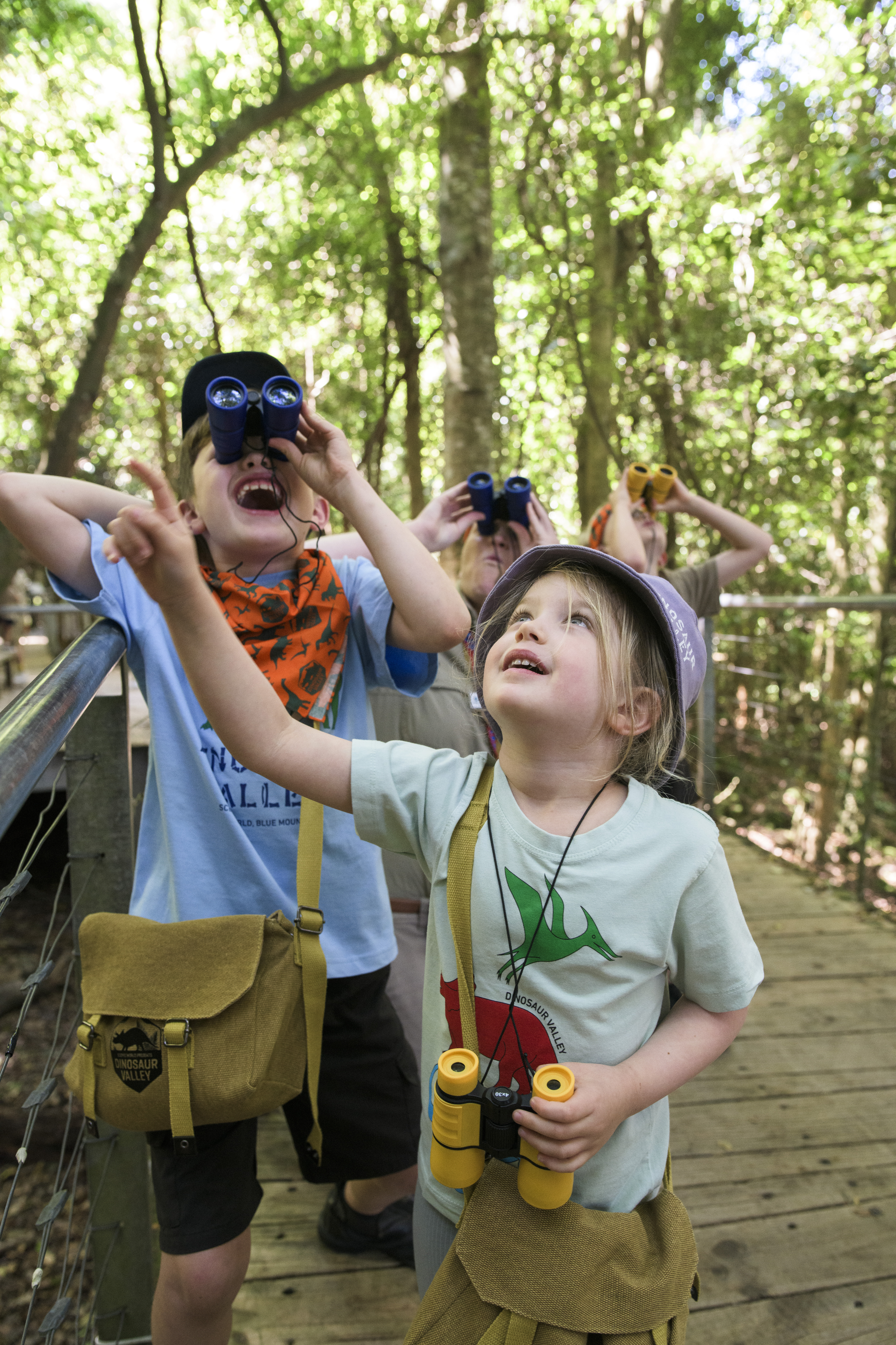 Kids at Dinosaur Valley