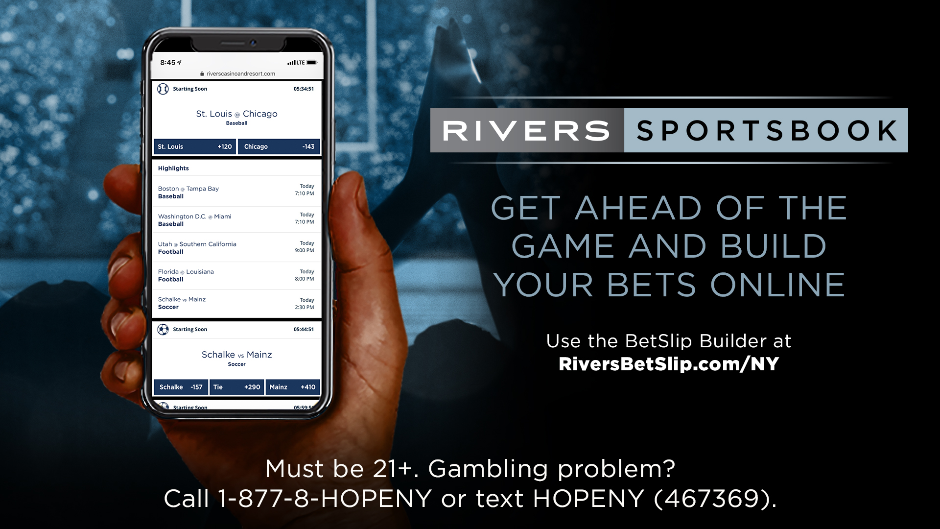 rivers casino sportsbook betting kiosk