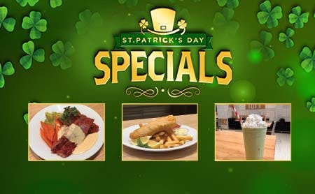 St. Patrick’s Day Specials