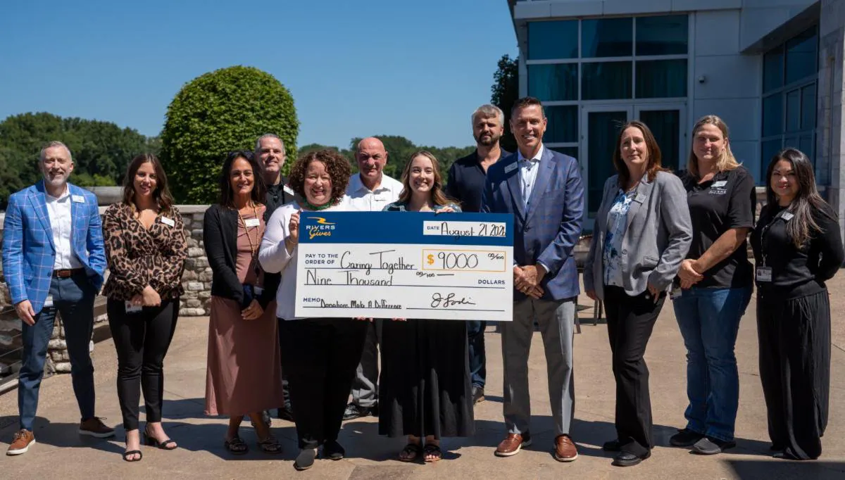 Rivers Casino Schenectady Donates $9,000 to Caring Together