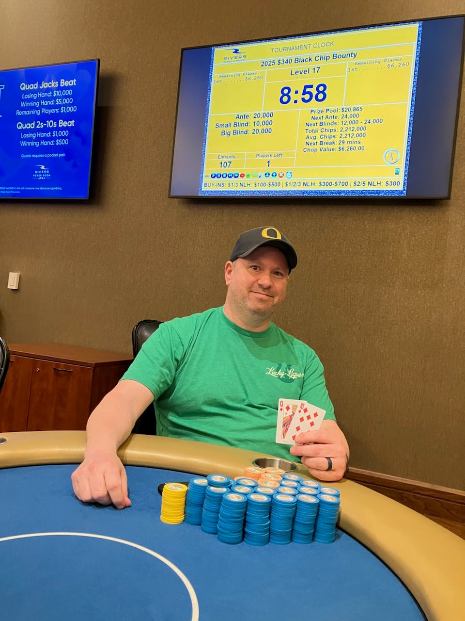 Electric City Black Chip Bounty Tournament Winner!