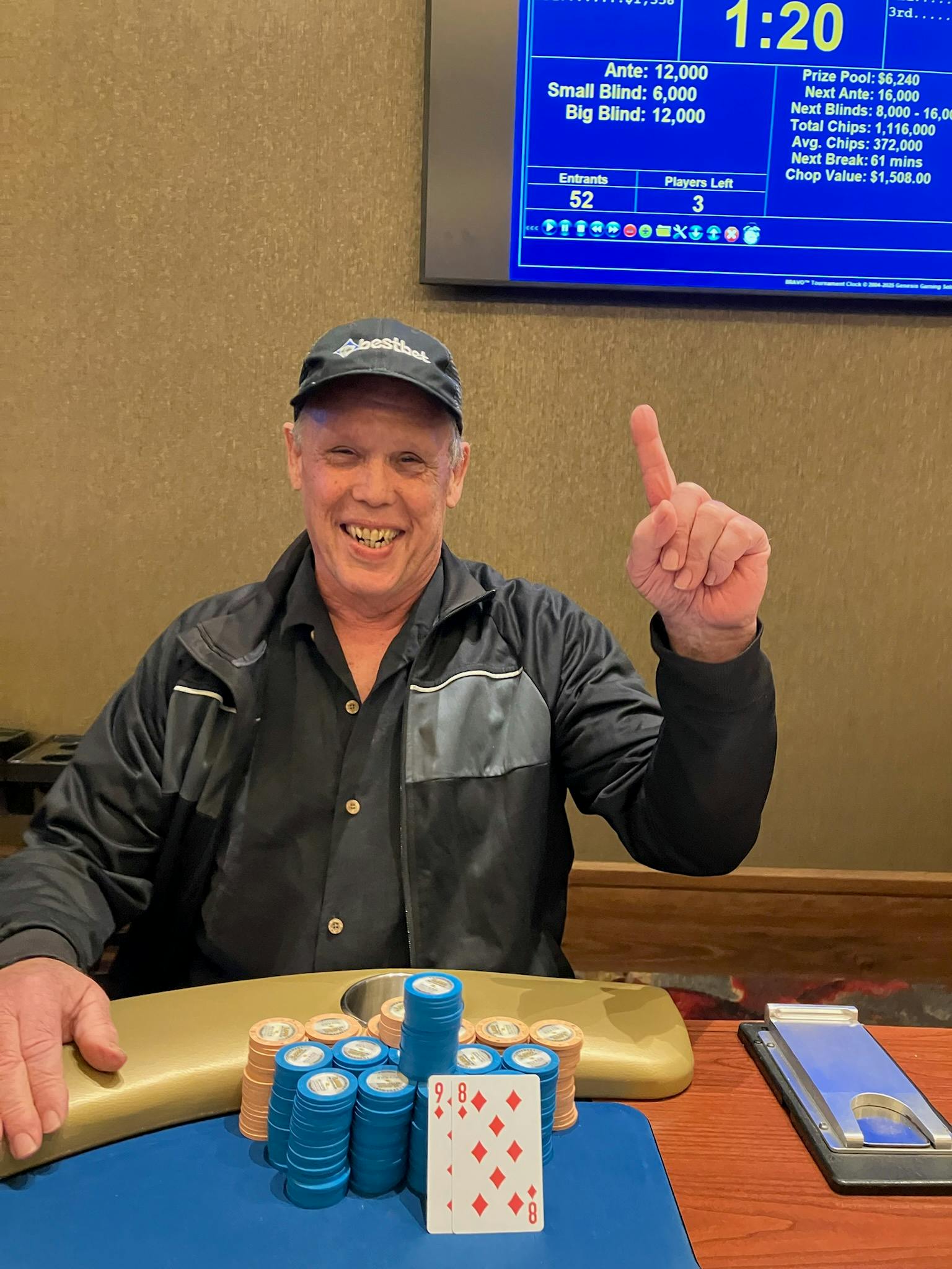 $160 Young at Heart Tournament Winner!