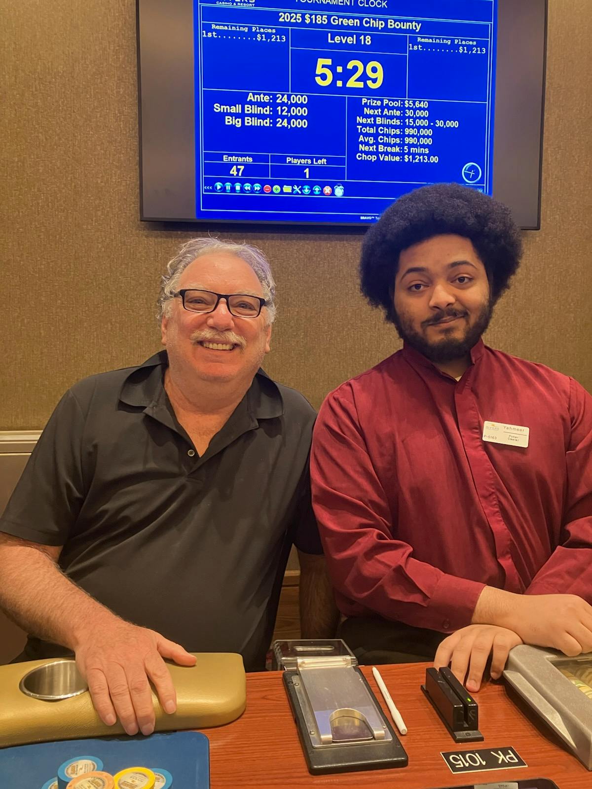 8/13 Bounty Tournament Winner!