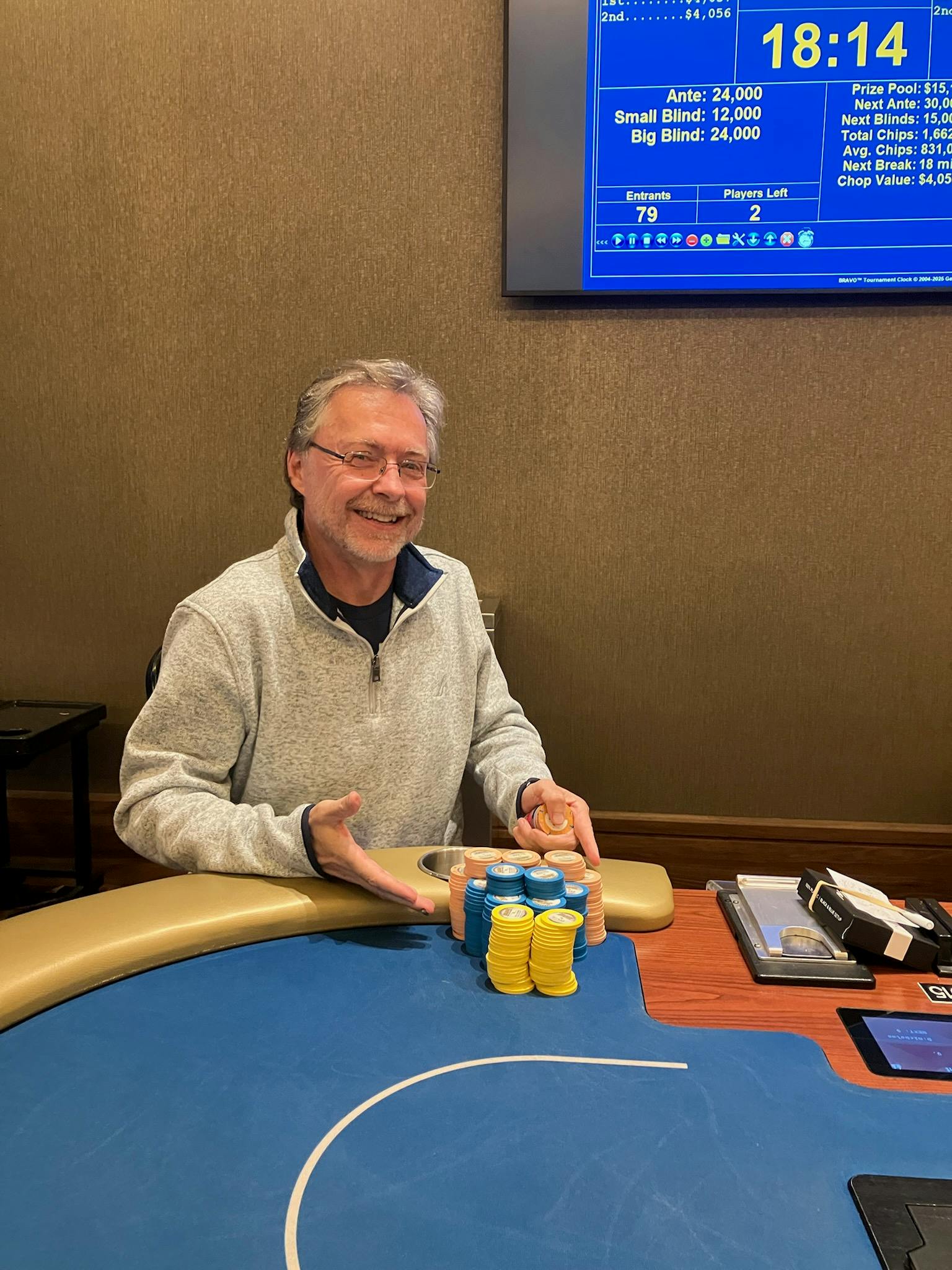 8/25 Monday Tournament Winner!