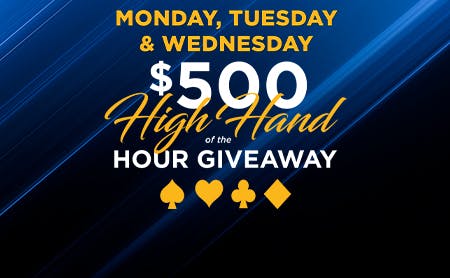 High Hand of the Hour Giveaway