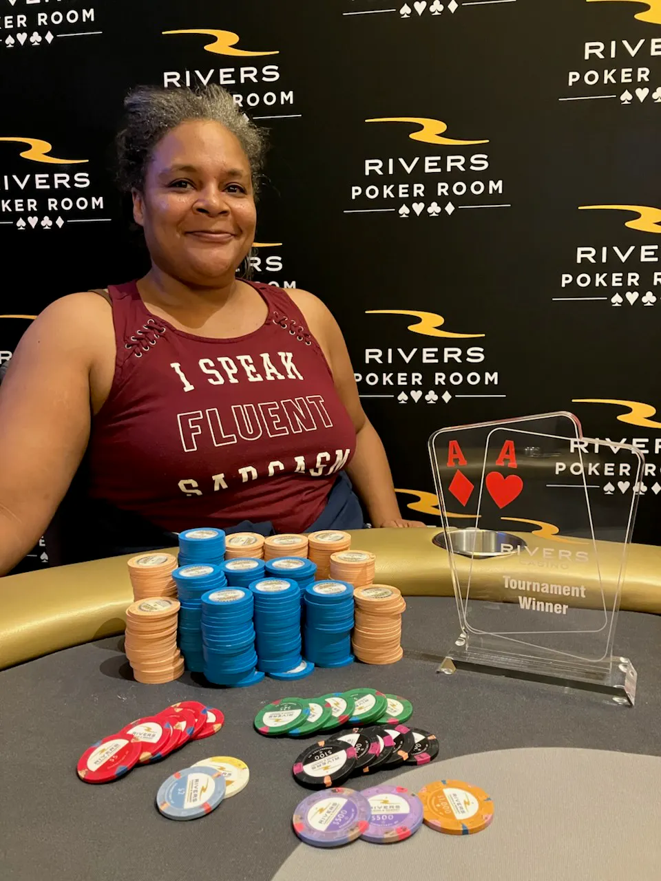 8/24 $240 Monday Night Showdown Tournament Winner!