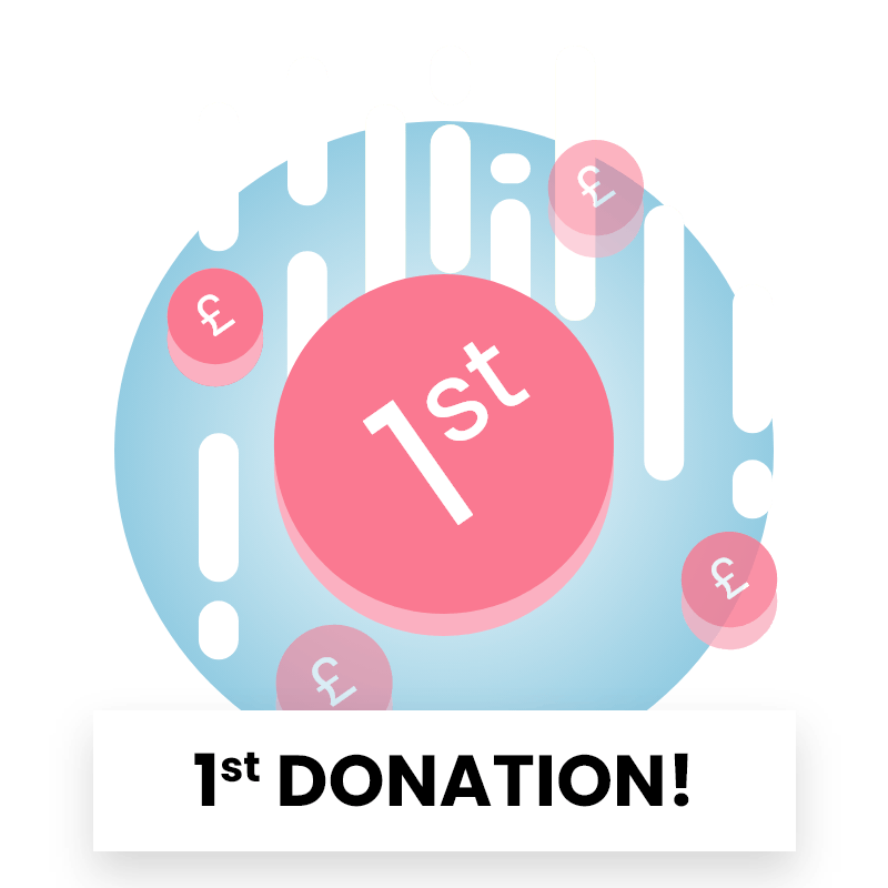 Your first donation