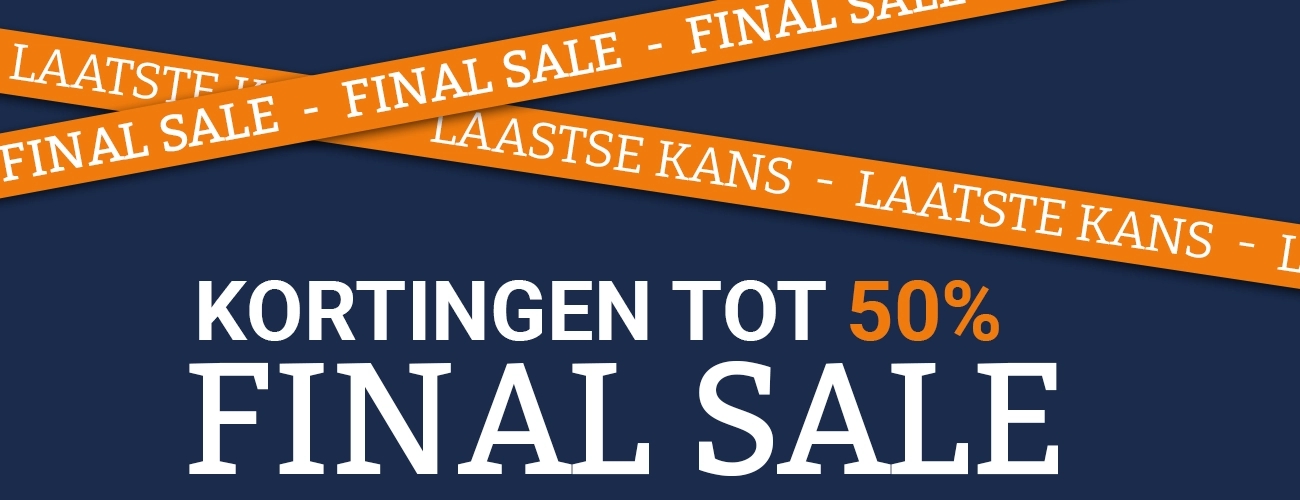Final Sale kortingen tot 50%