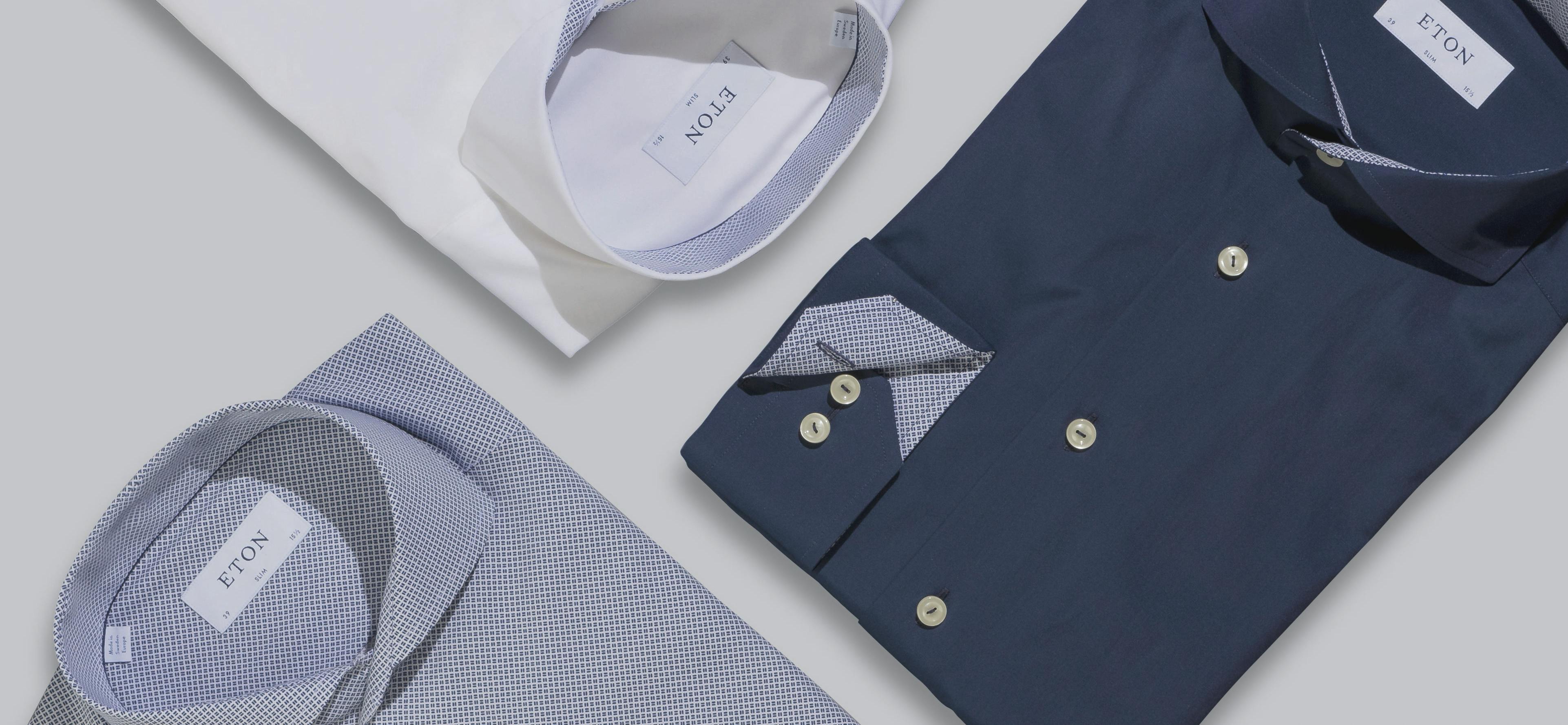 Eton strijkvrije overhemden in de webshop