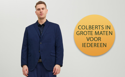 Colberts heren in grote maten online te bestellen