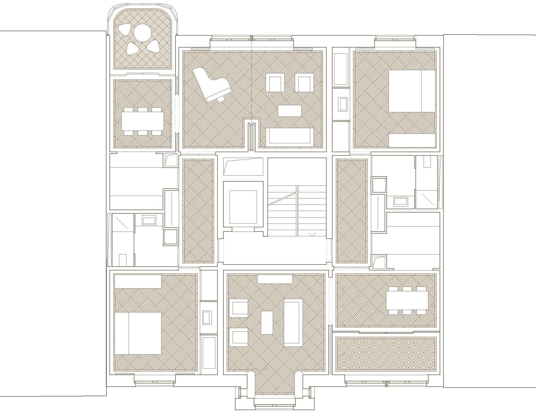 Aeschenstrasse Basel, Vogelperspektive