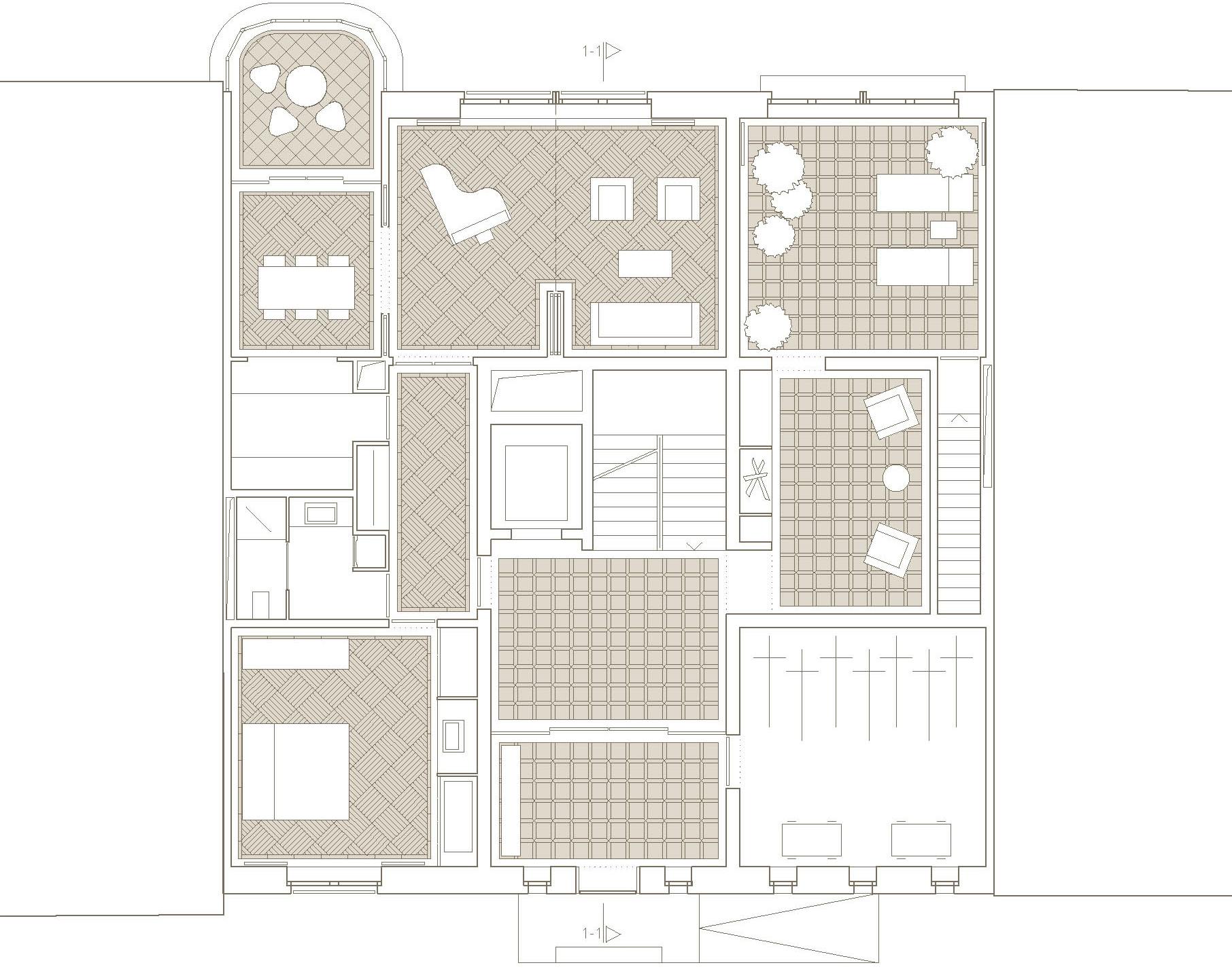 Aeschenstrasse Basel, Vogelperspektive II