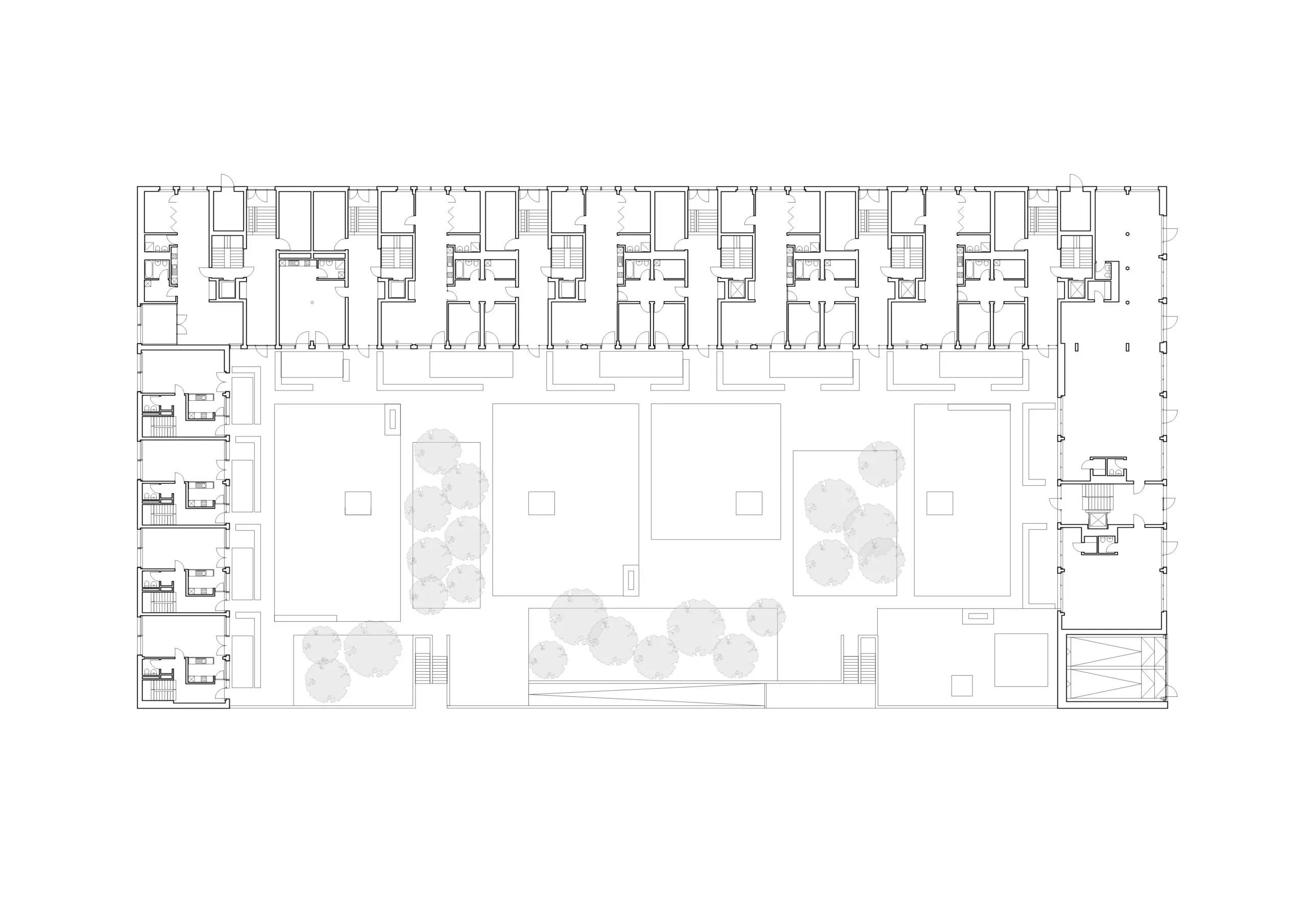 Eulachhof Winterthur Bauplan EG 1