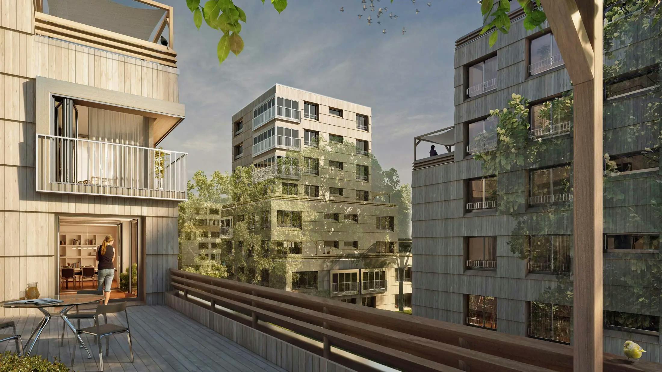 Luegisland Schlieren, Aussenansicht