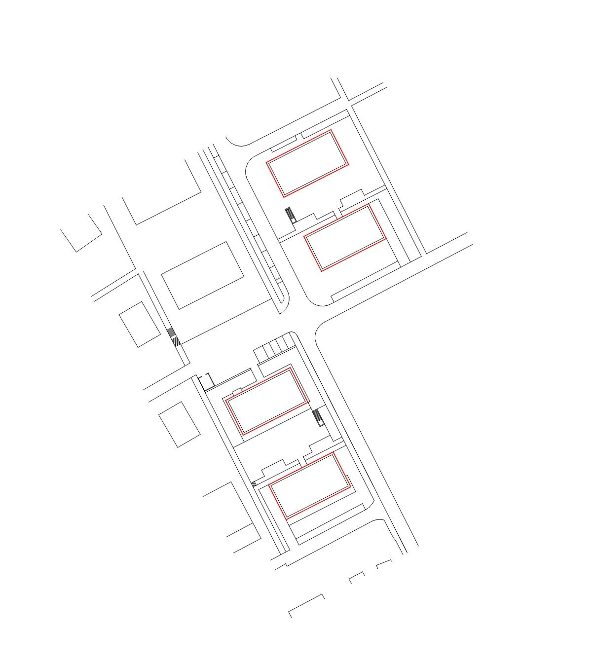 Wohnüberbauung Silence, Vogelperspektive