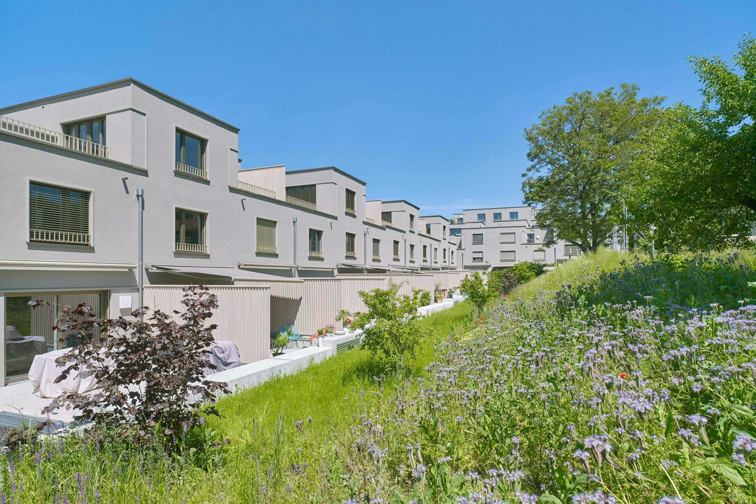 Wohnsiedliung LIVIO, Bülach, seitliche Ansicht