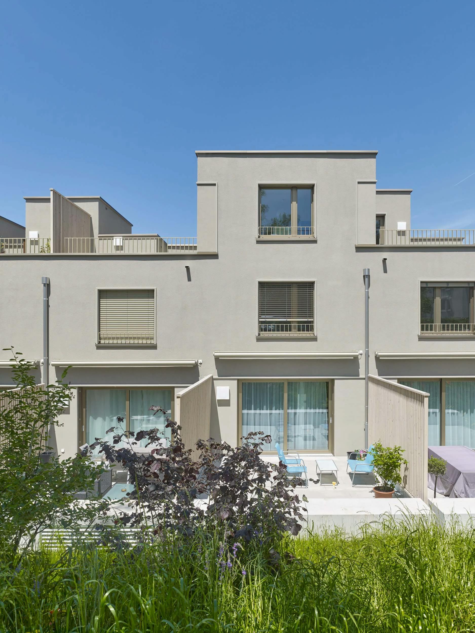 Wohnsiedliung LIVIO, Bülach, frontale Ansicht