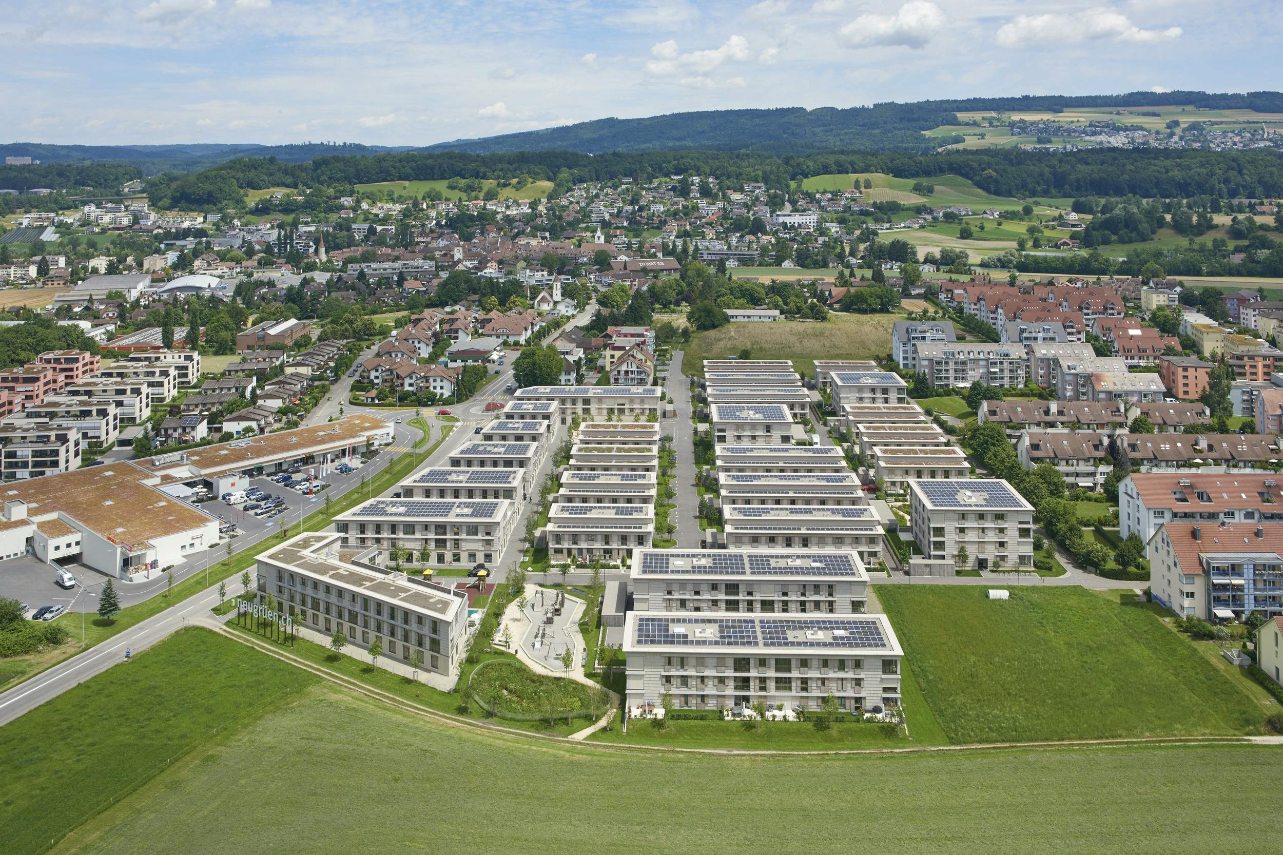 Quartier Neugrüen, Mellingen, Gesamtansicht
