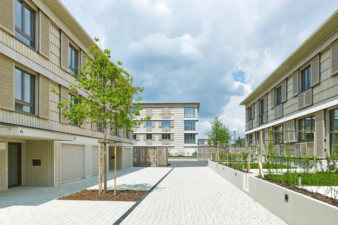 Quartier Neugrüen, Mellingen, Innenhof