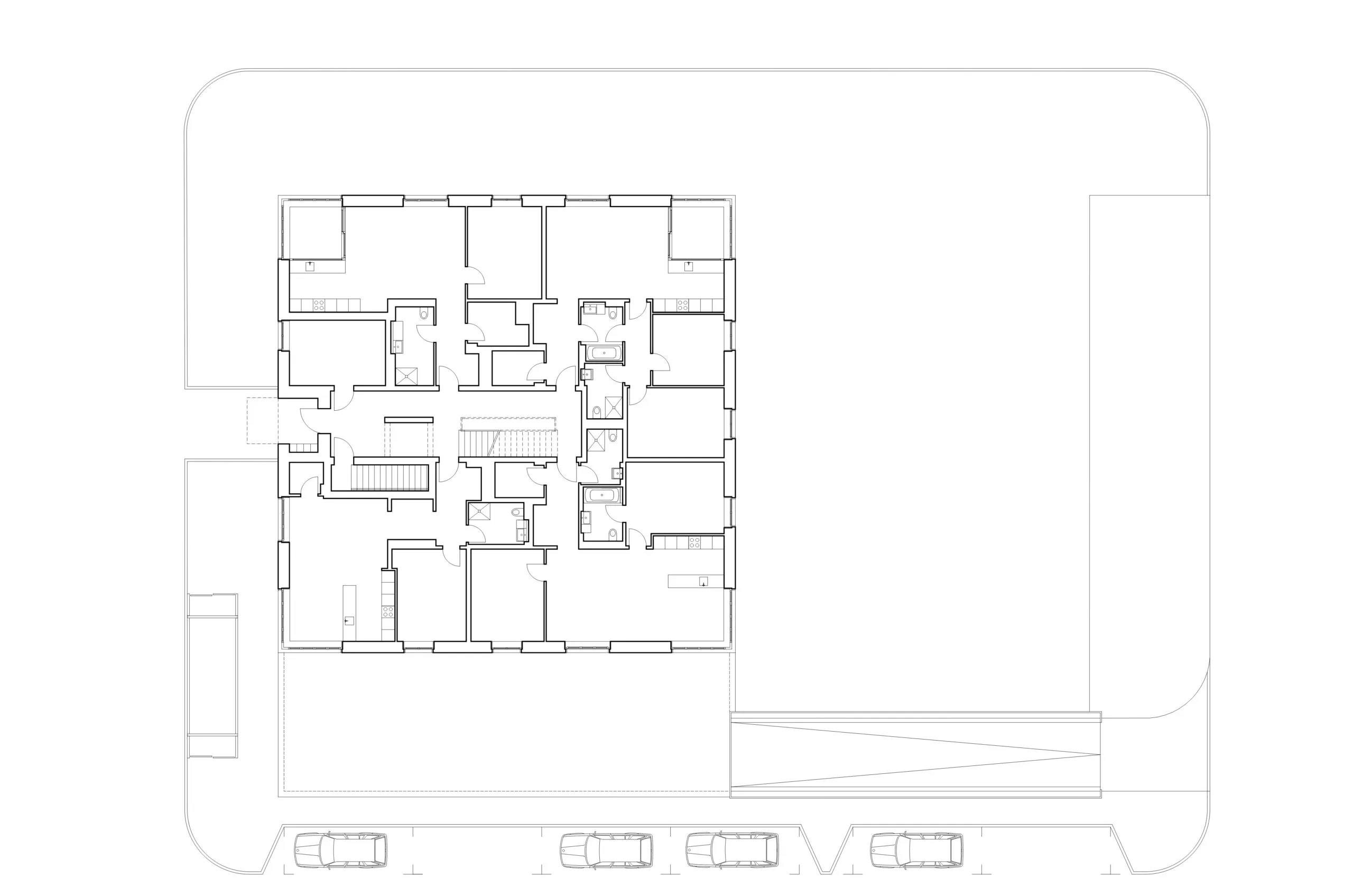 Quartier Neugrüen, Mellingen, Erdgeschoss Plan