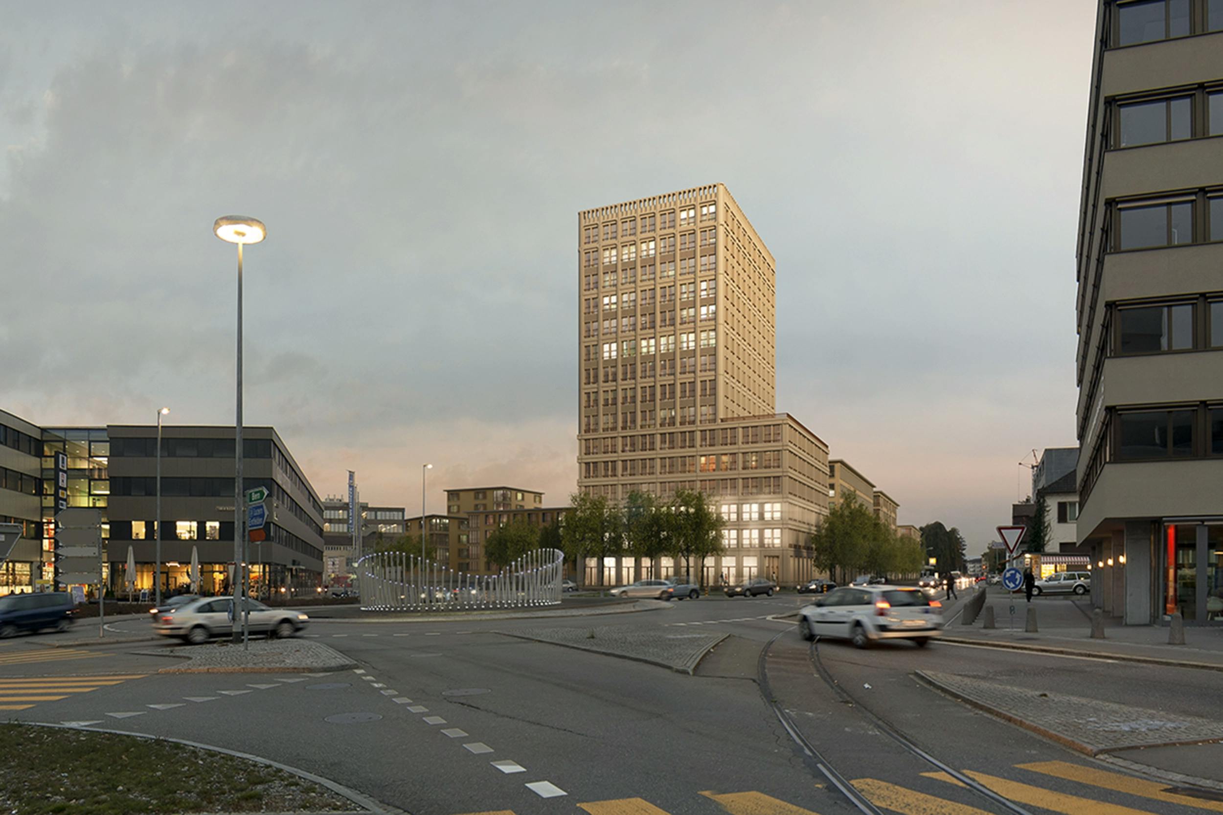 Torfeld Süd Aarau, Rendering Frontal