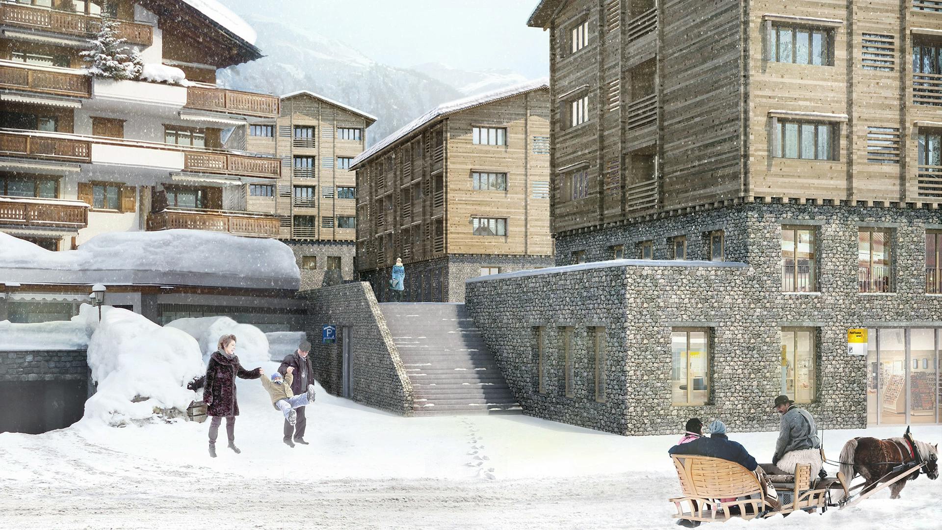 Montana Klosters, Illustration Frontal
