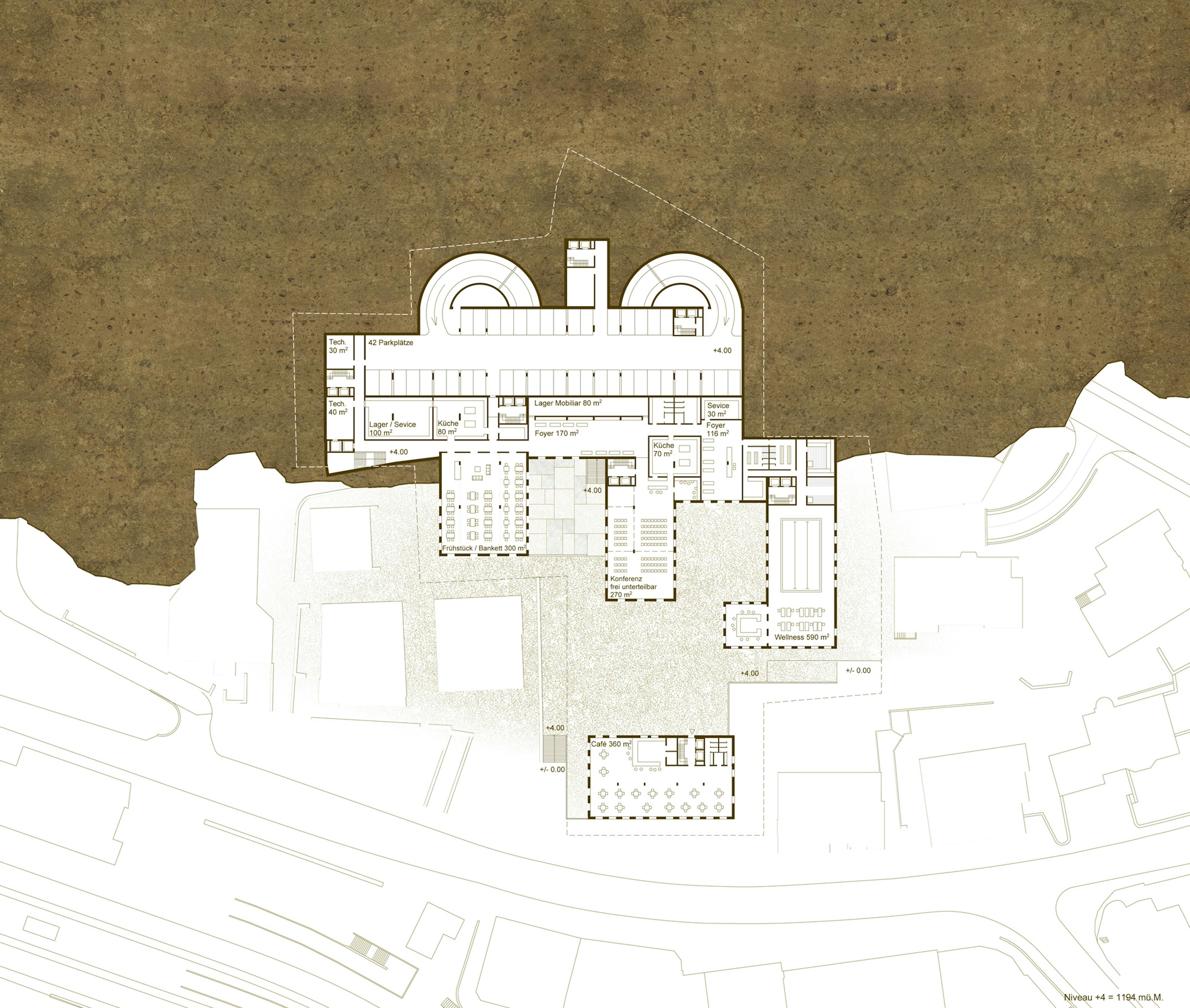 Montana Klosters, Plan Niveau 4