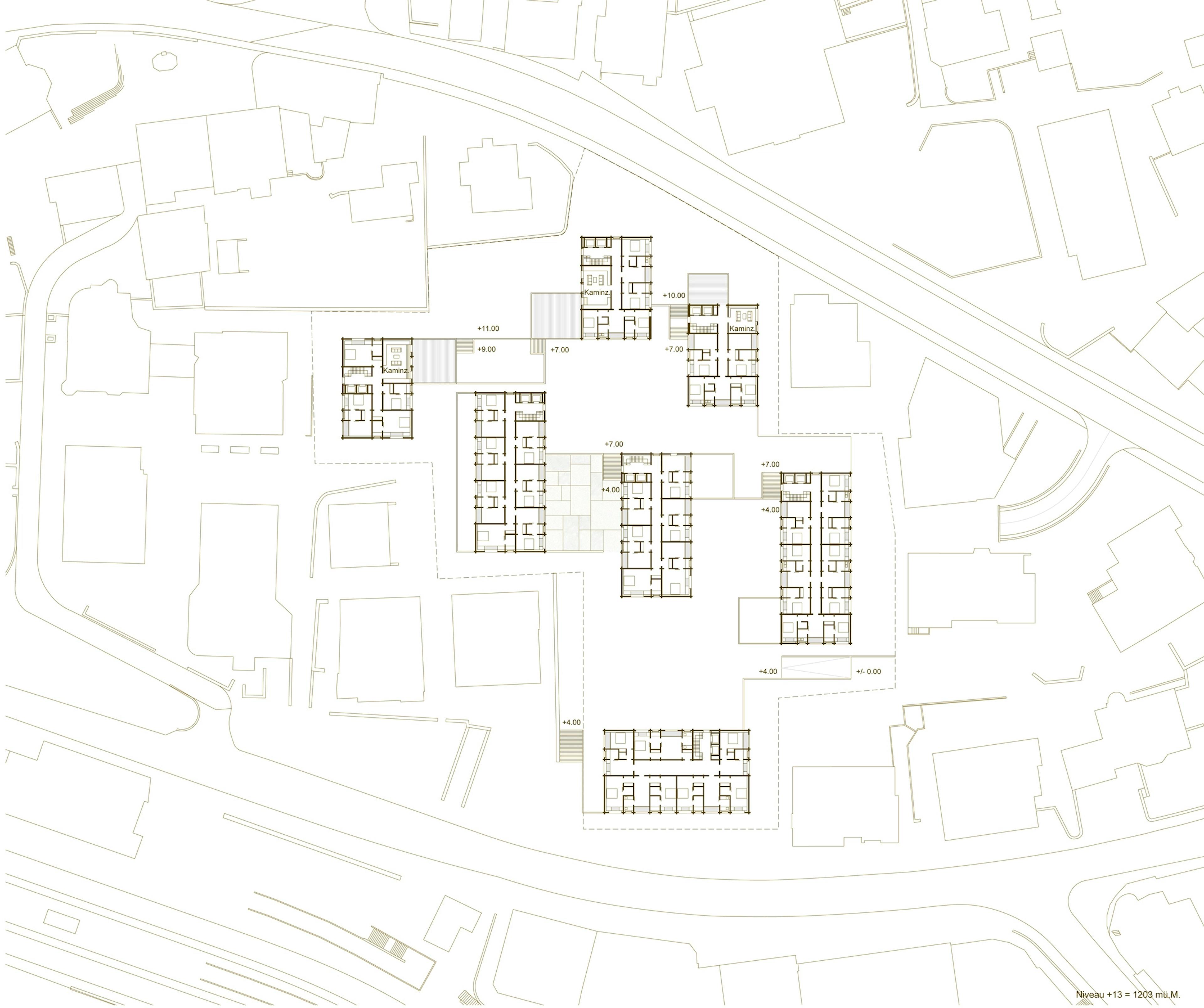 Montana Klosters, Plan Niveau 13
