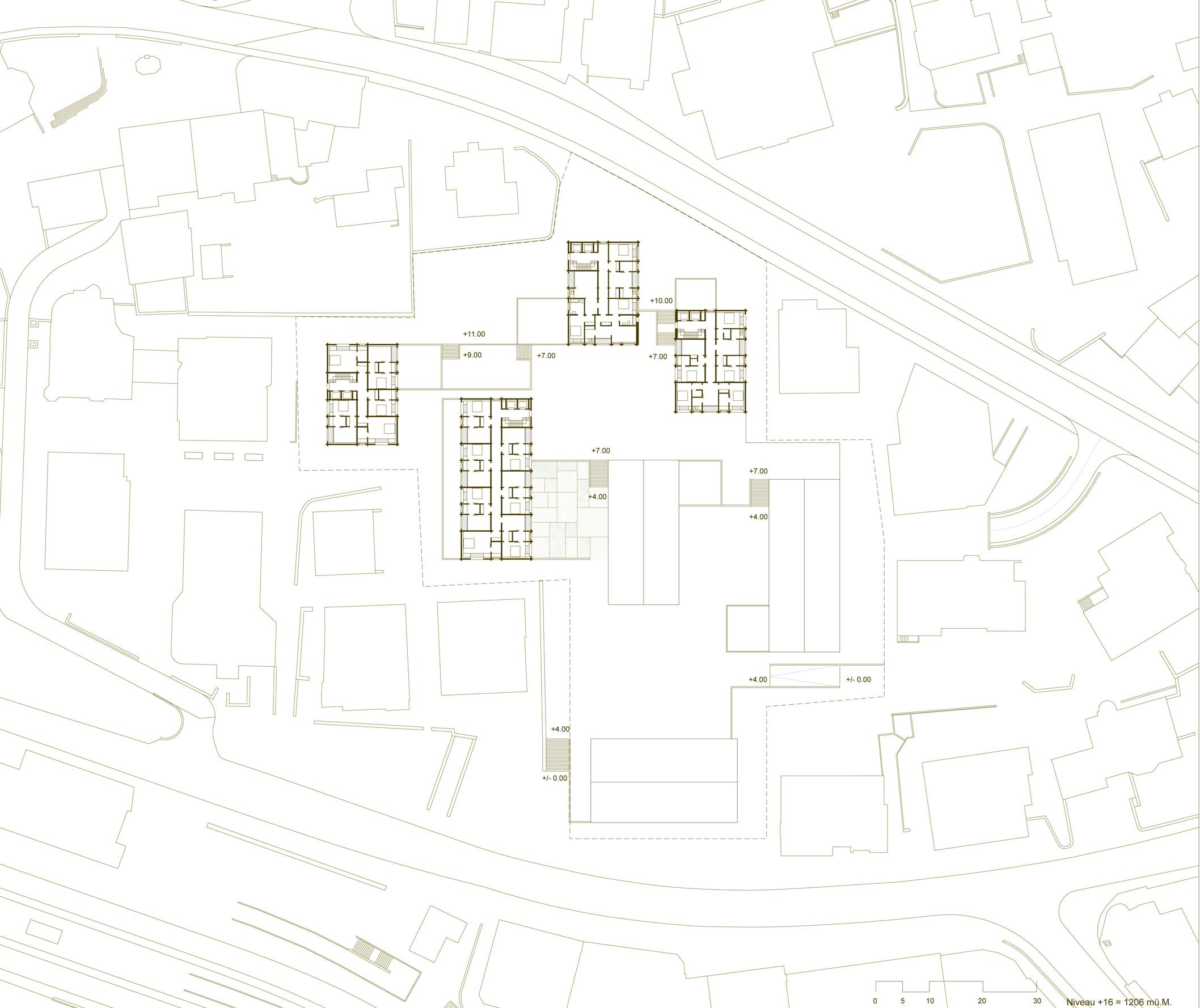 Montana Klosters, Plan Niveau 16