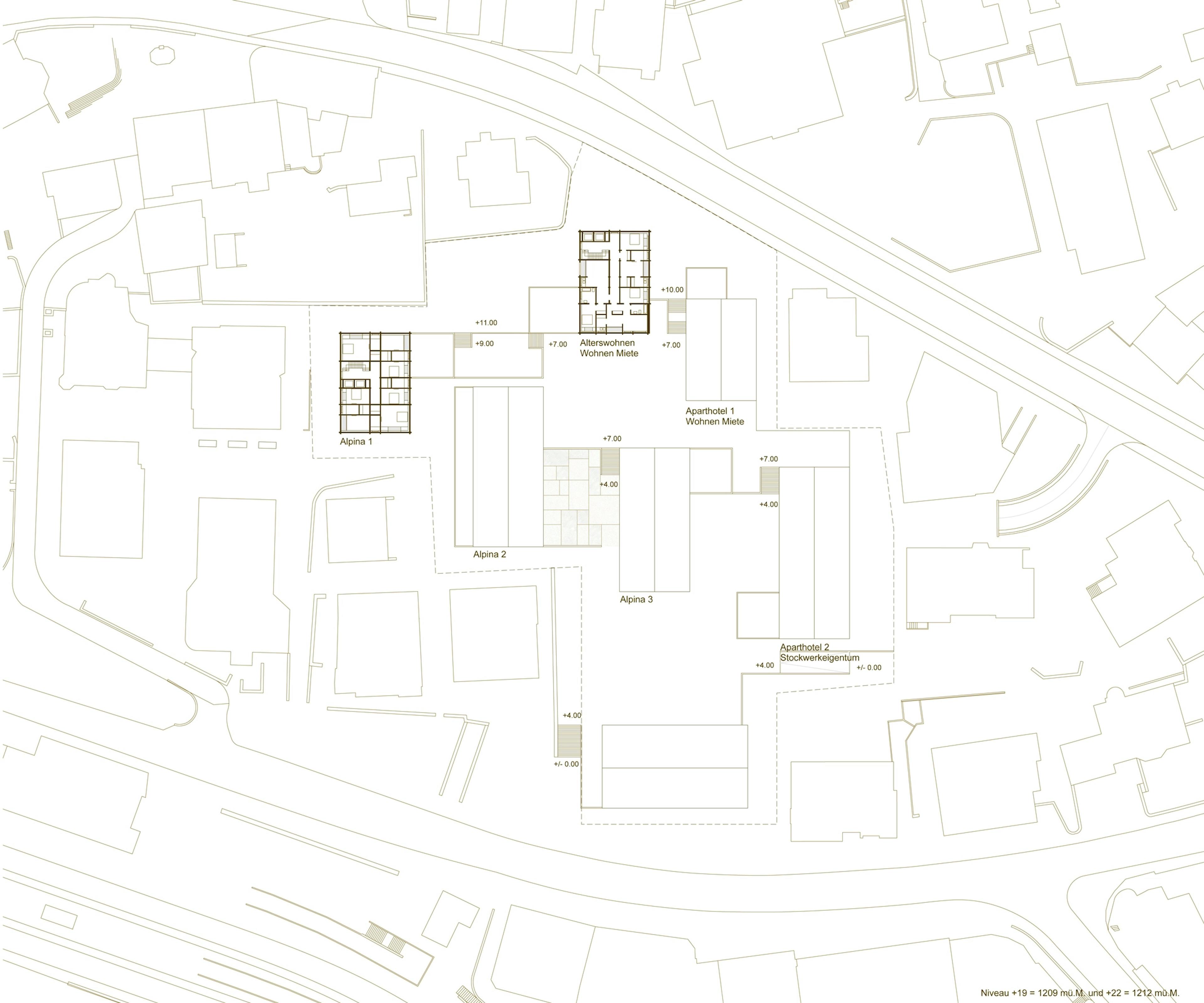 Montana Klosters, Plan Niveau 19