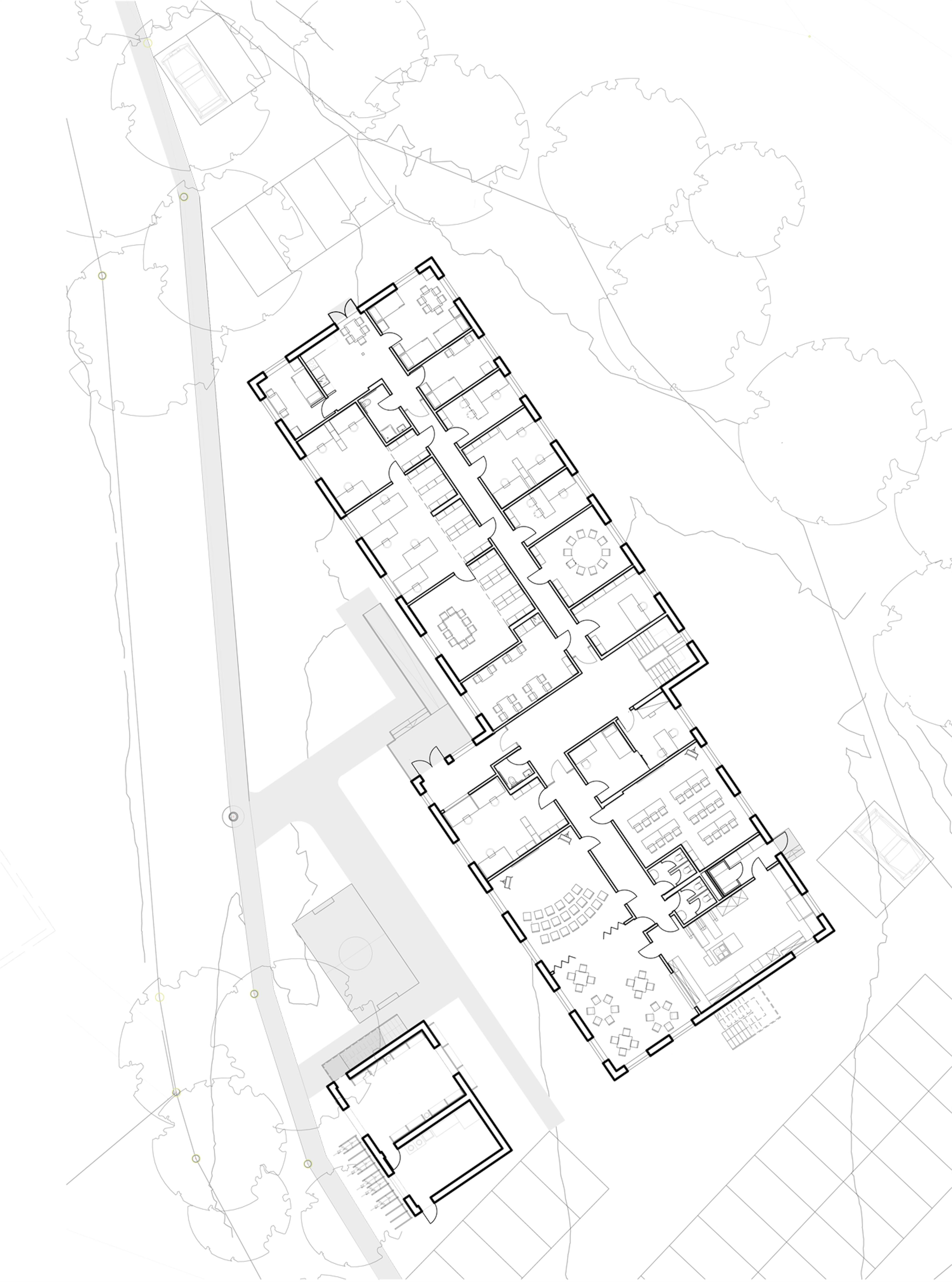 Asylheim Churwalden, Situaionsplan