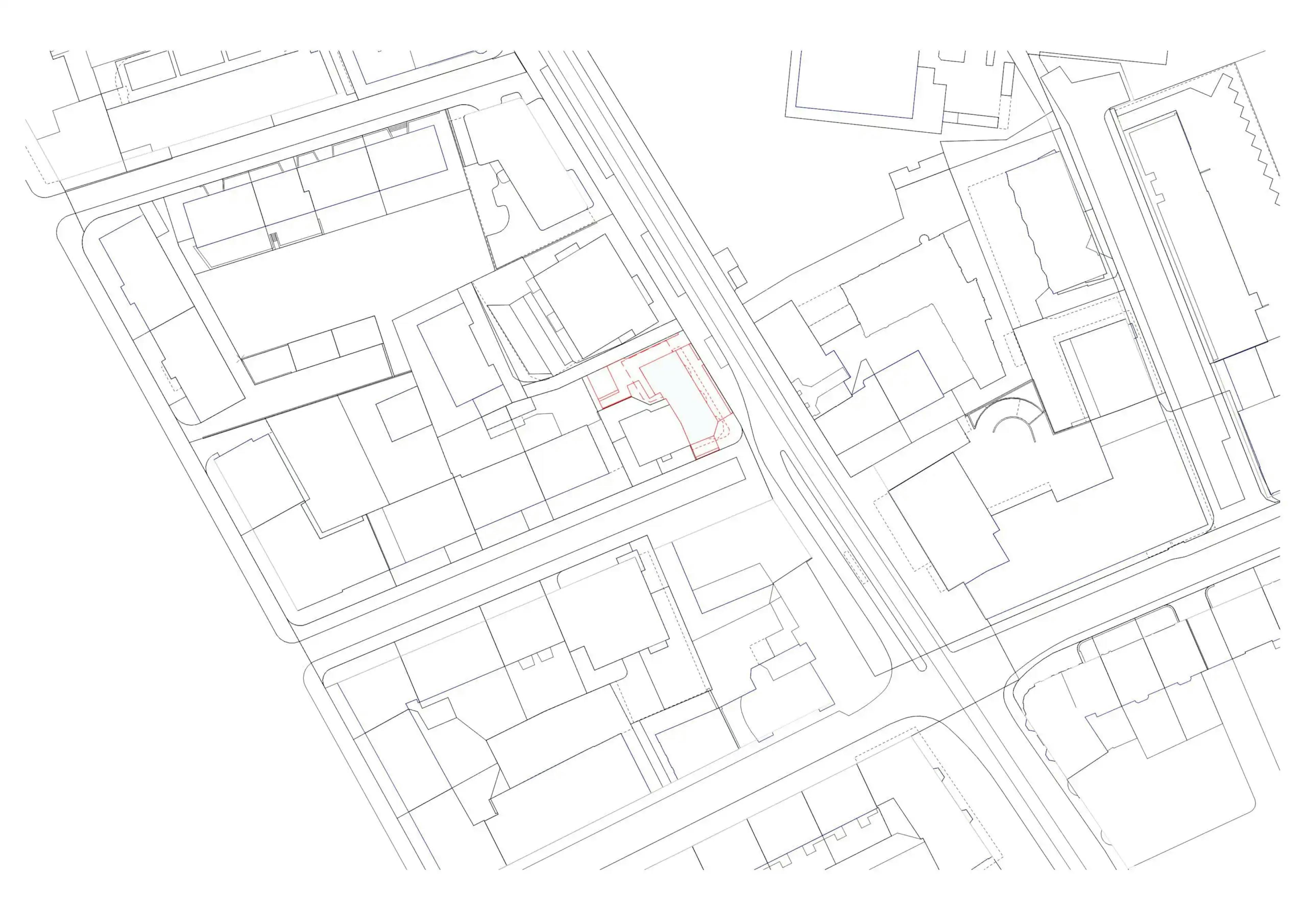 Seefeldstrasse, Zürich, Situationsplan