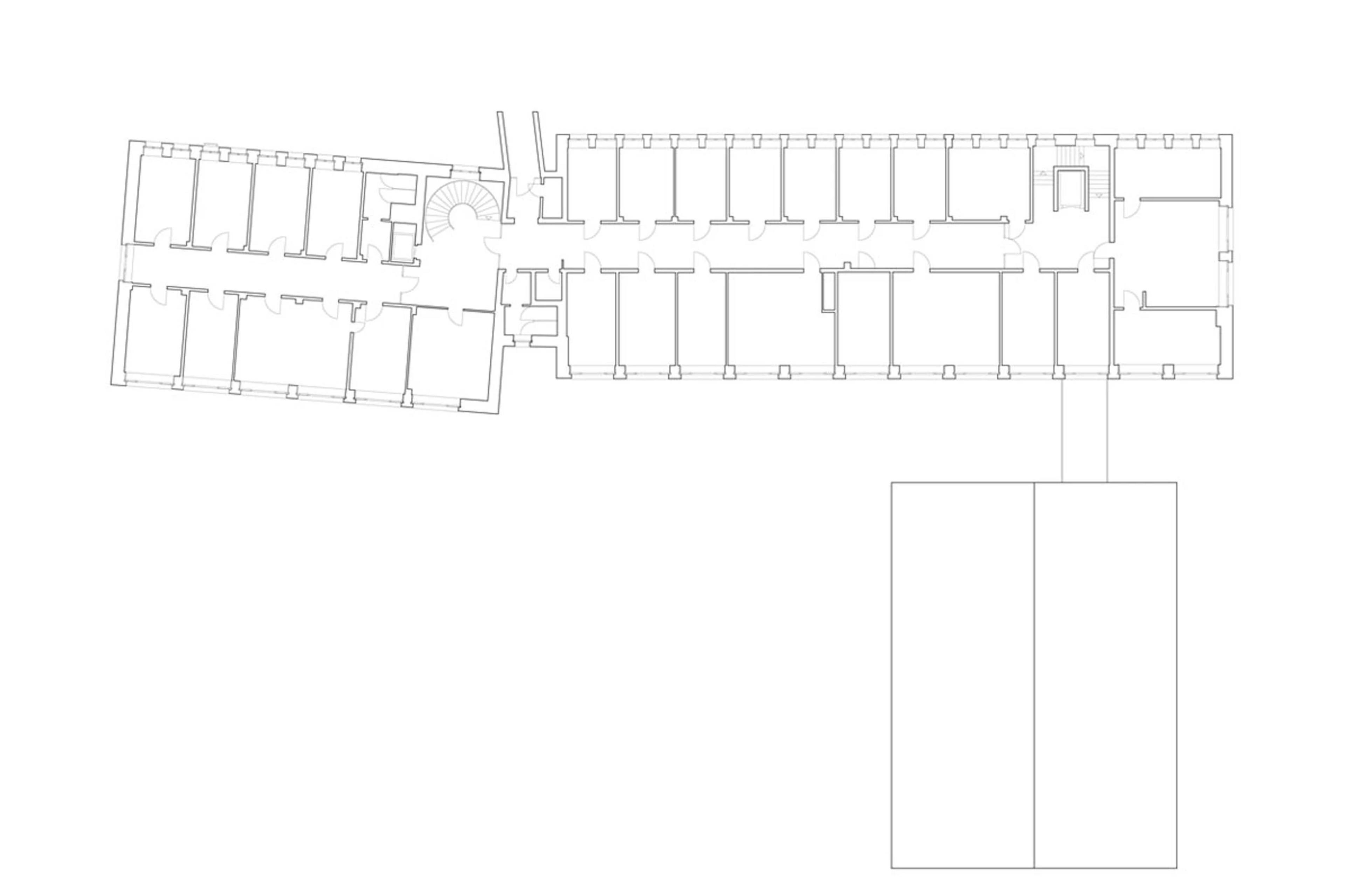 Forschungsanstalt WSL, Birmensdorf, Plan Vogelperspektive OG1