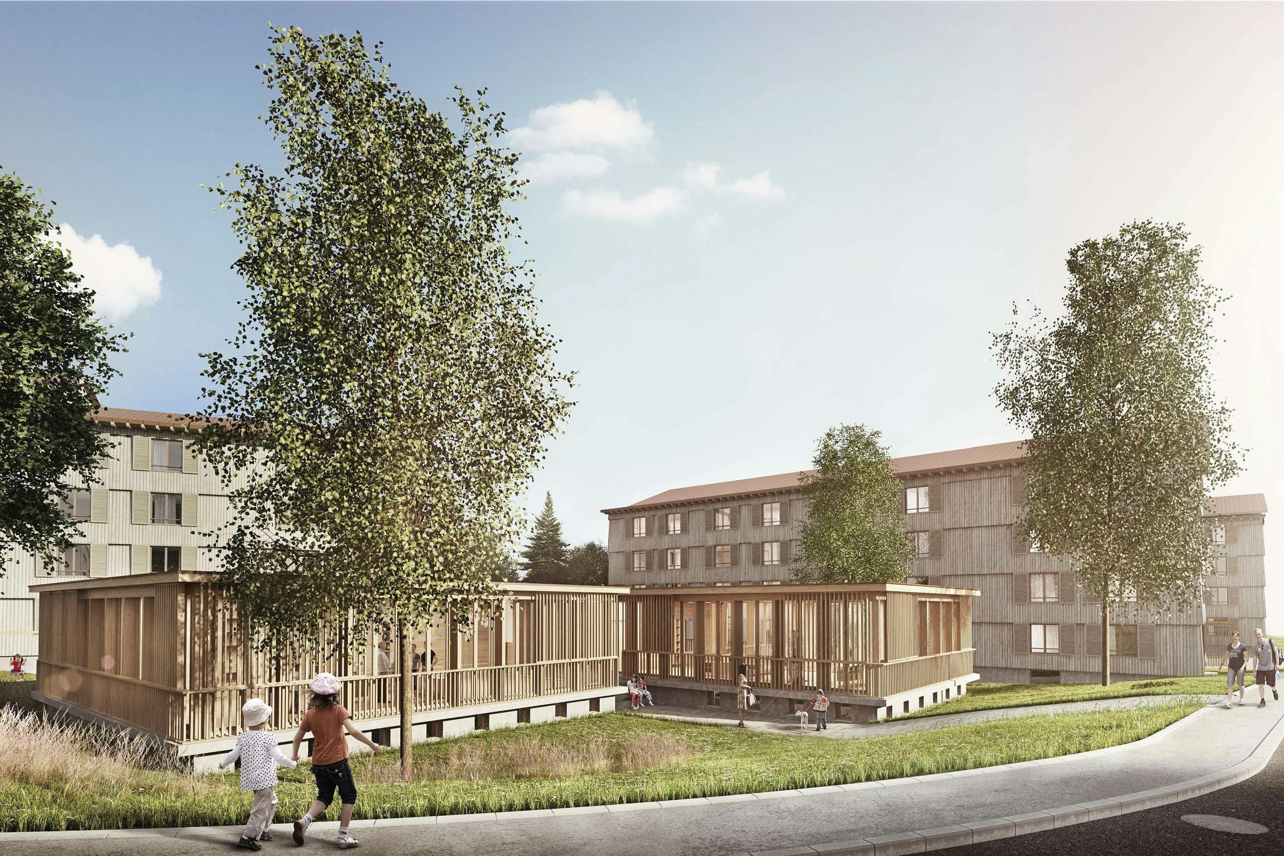 Wohnsiedlung Klosterbühl, Wettingen, Kindergarten